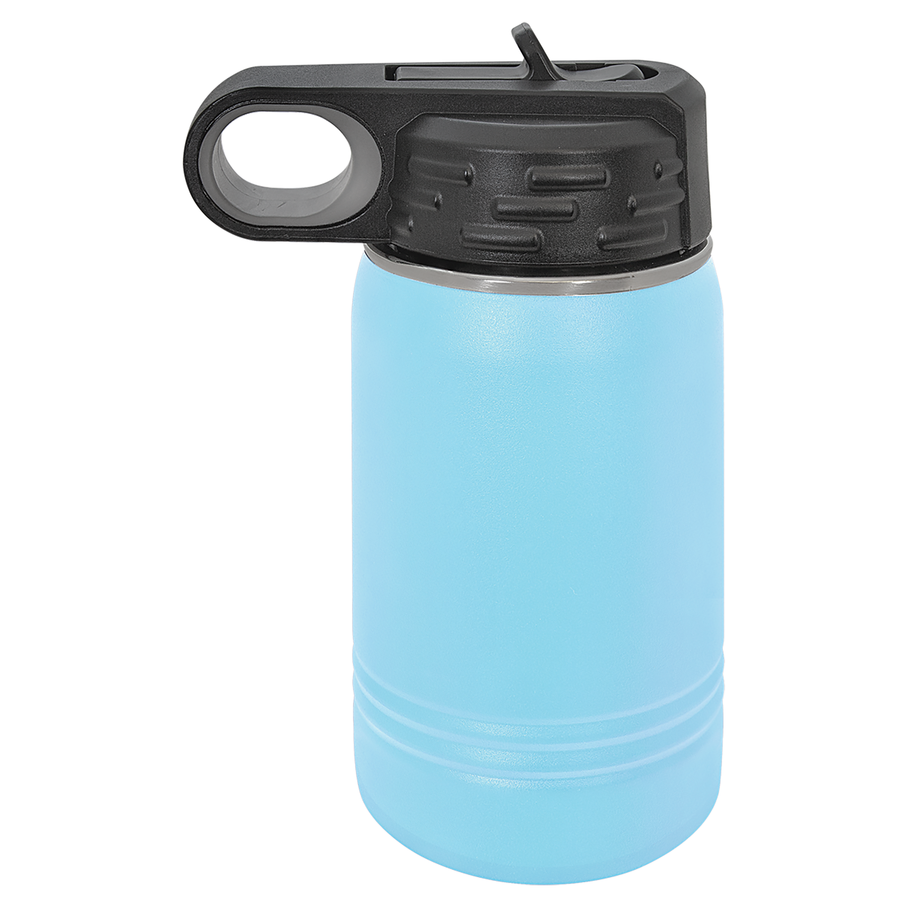 Light Blue 12 oz. Powder Coated Water Bottle blank-preview