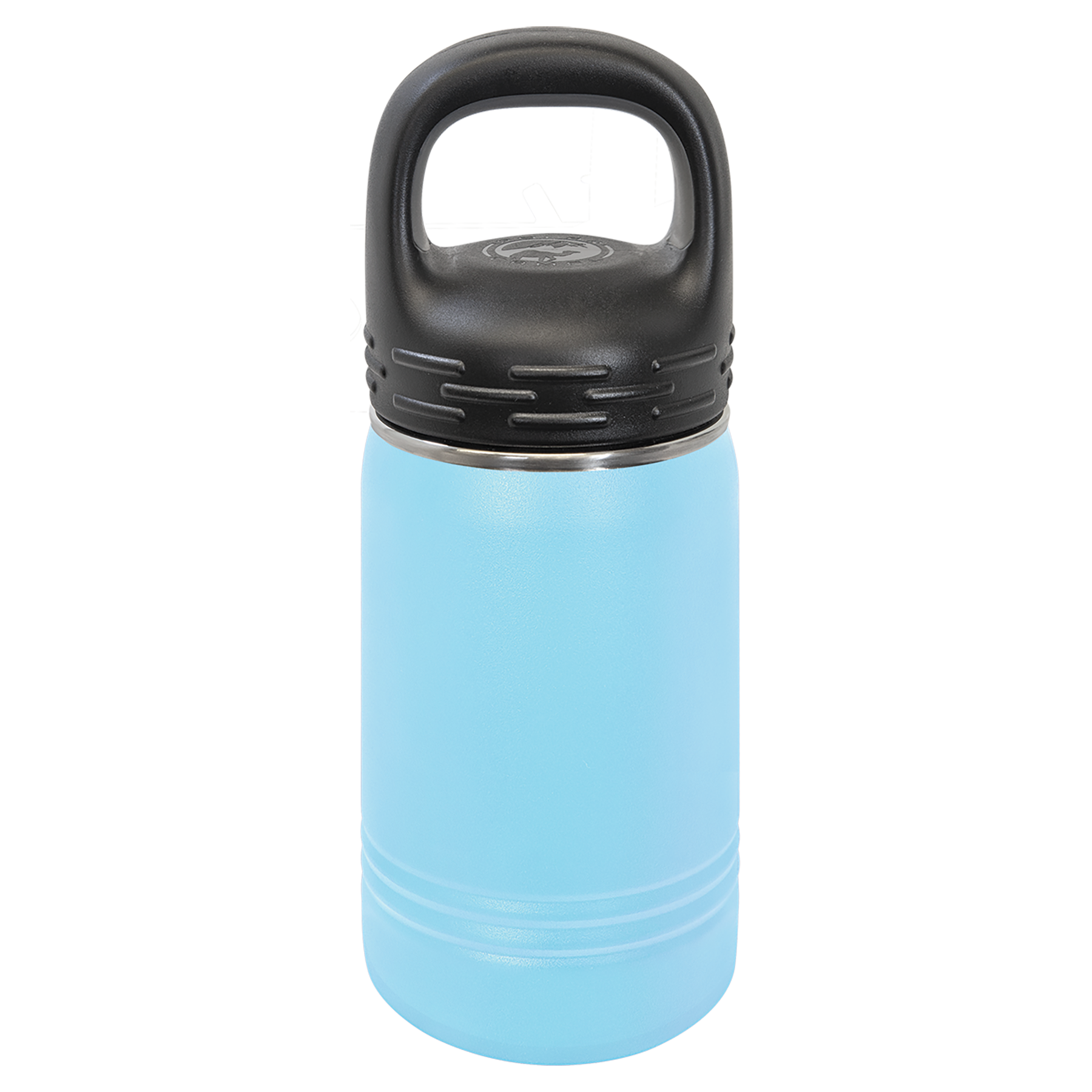 Light Blue 12 oz. Powder Coated Water Bottle