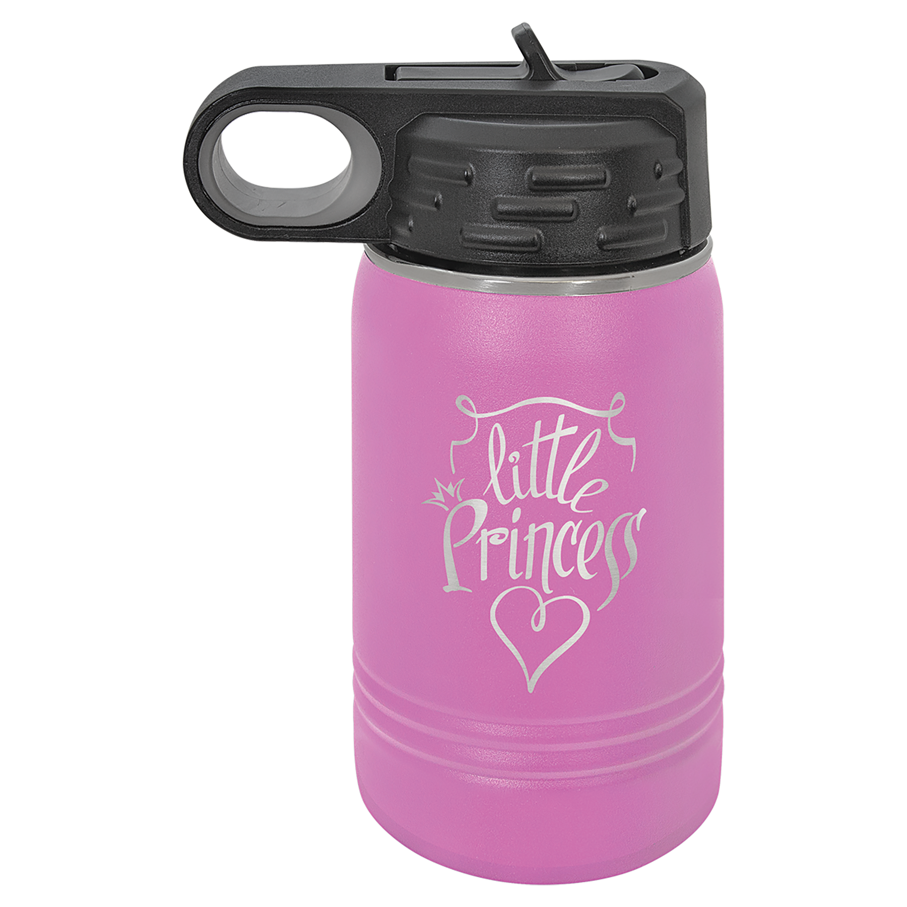 Light Purple 12 oz. Powder Coated Water Bottle