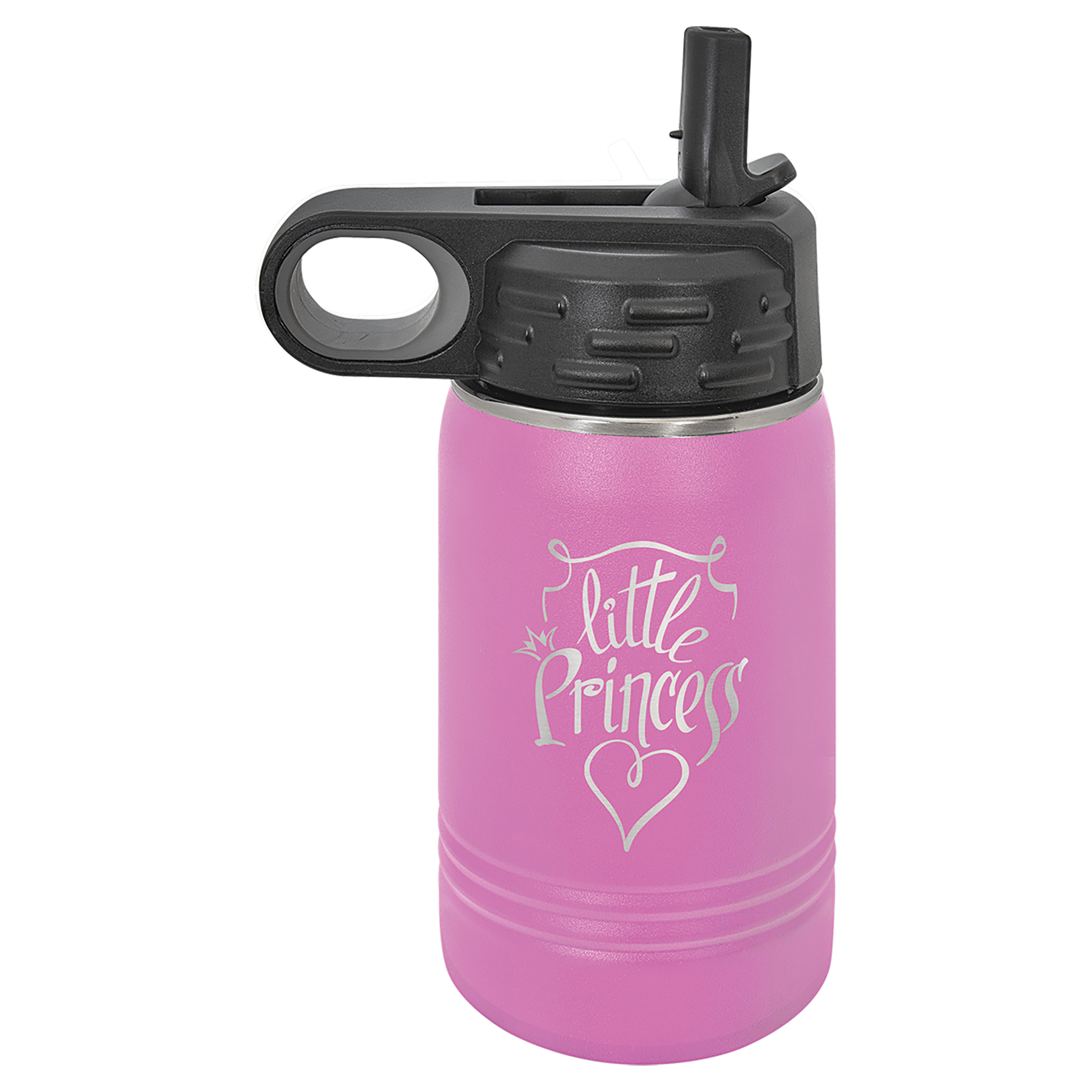 Light Purple 12 oz. Powder Coated Water Bottle