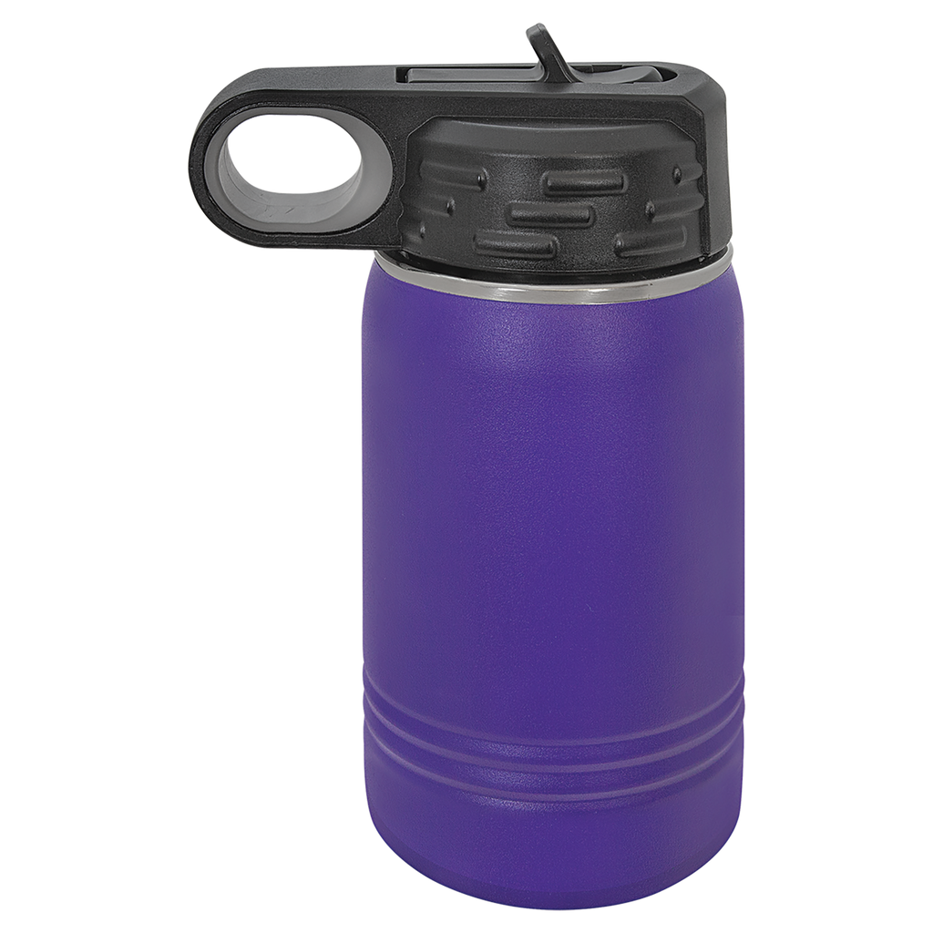 Purple 12 oz. Powder Coated Water Bottle blank-preview