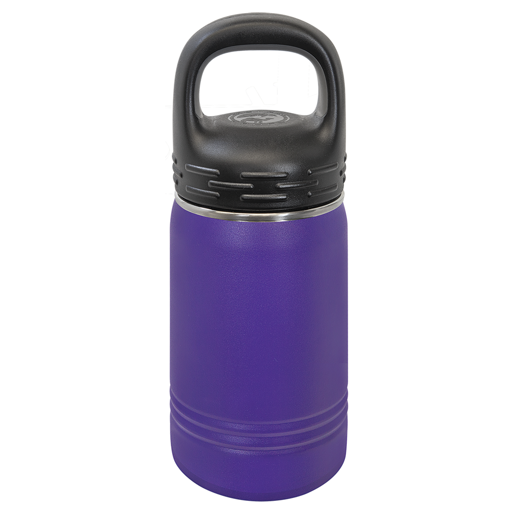 Purple 12 oz. Powder Coated Water Bottle