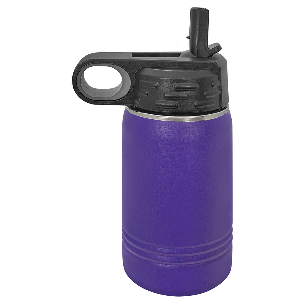 Purple 12 oz. Powder Coated Water Bottle