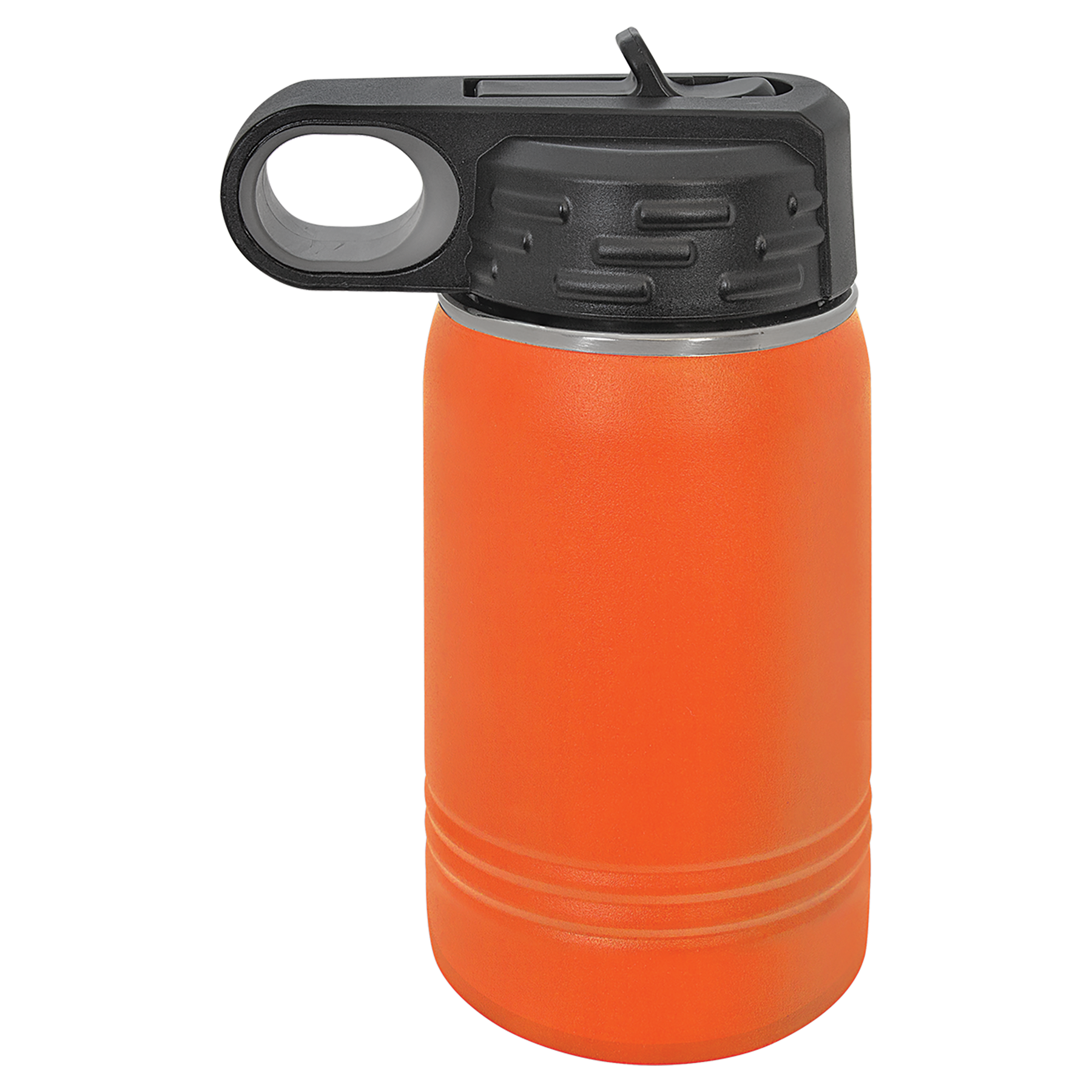 Orange 12 oz. Powder Coated Water Bottle blank-preview
