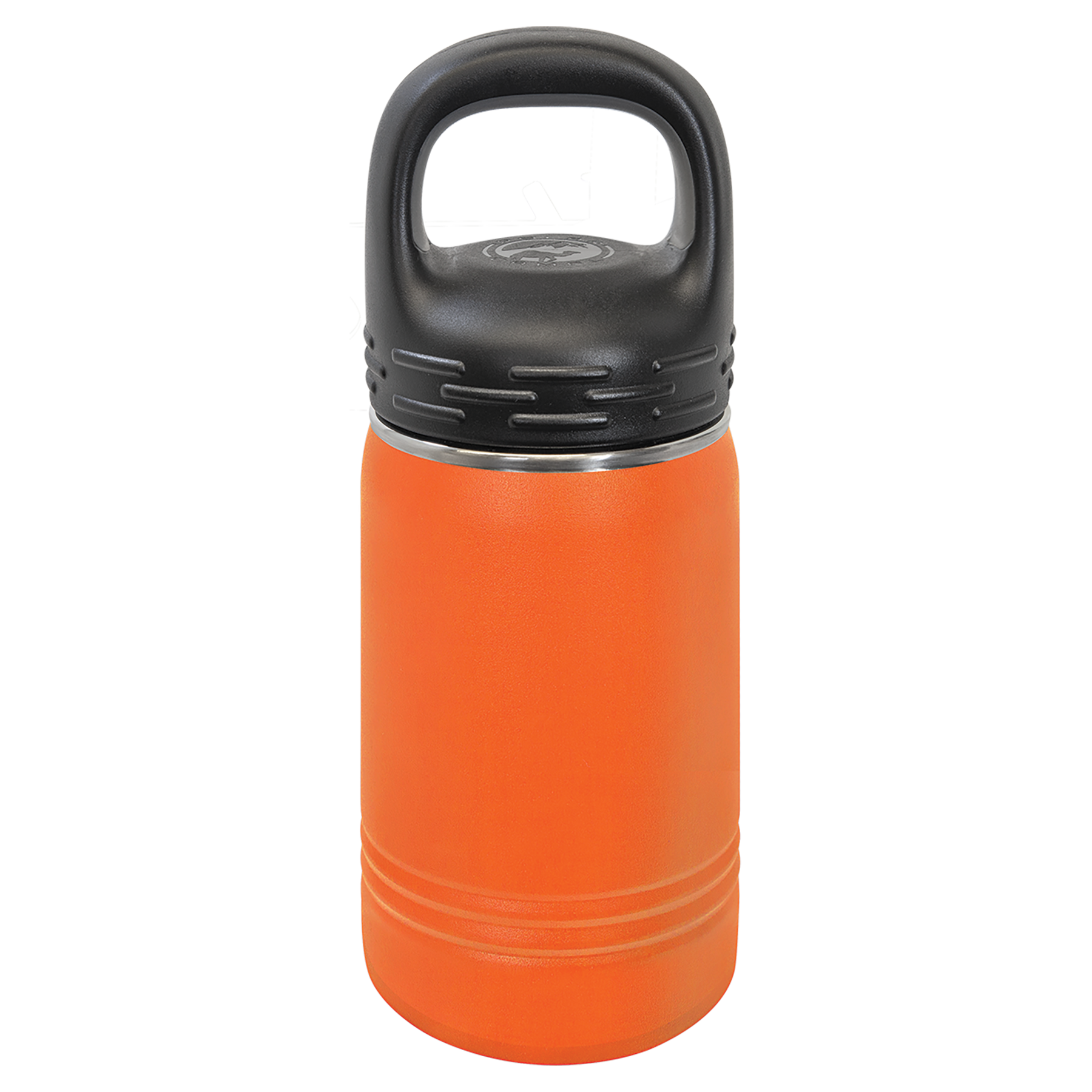 Orange 12 oz. Powder Coated Water Bottle