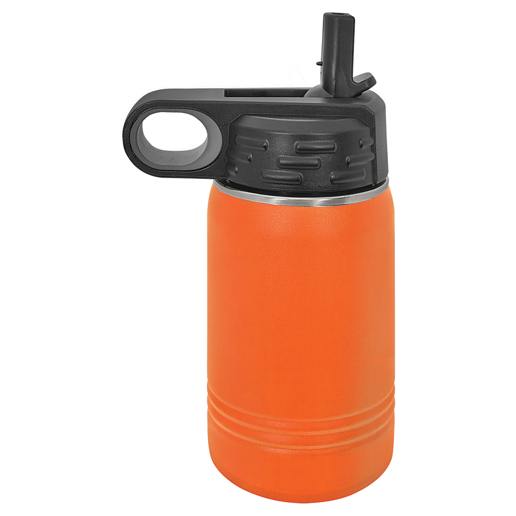 Orange 12 oz. Powder Coated Water Bottle