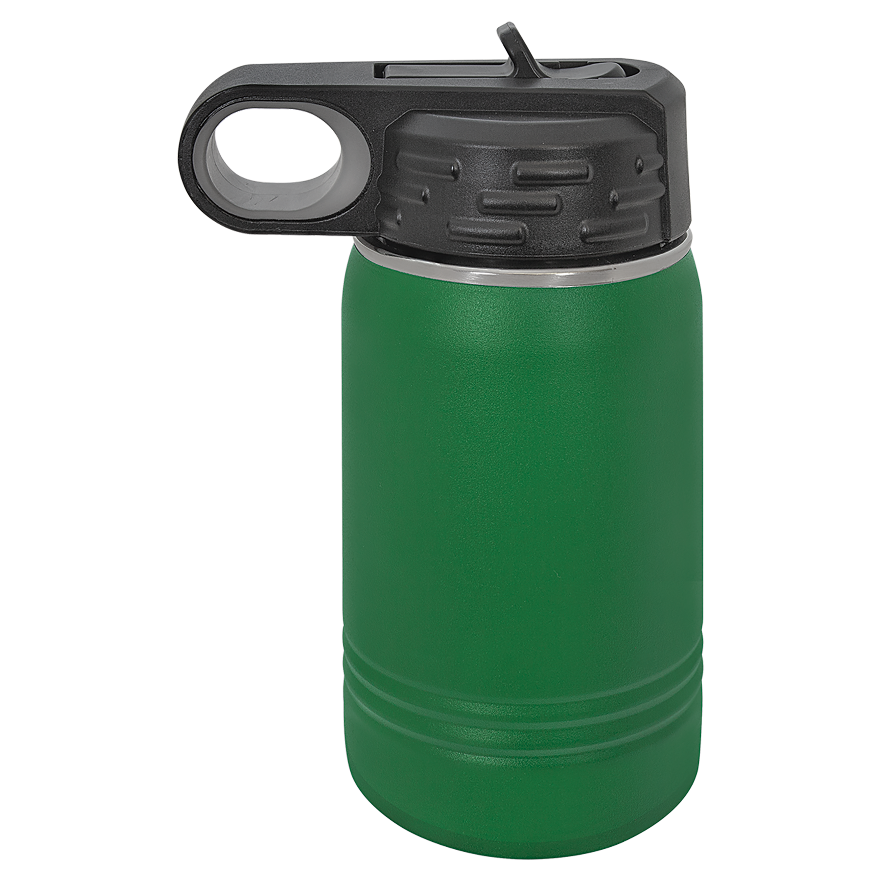 Green 12 oz. Powder Coated Water Bottle blank-preview