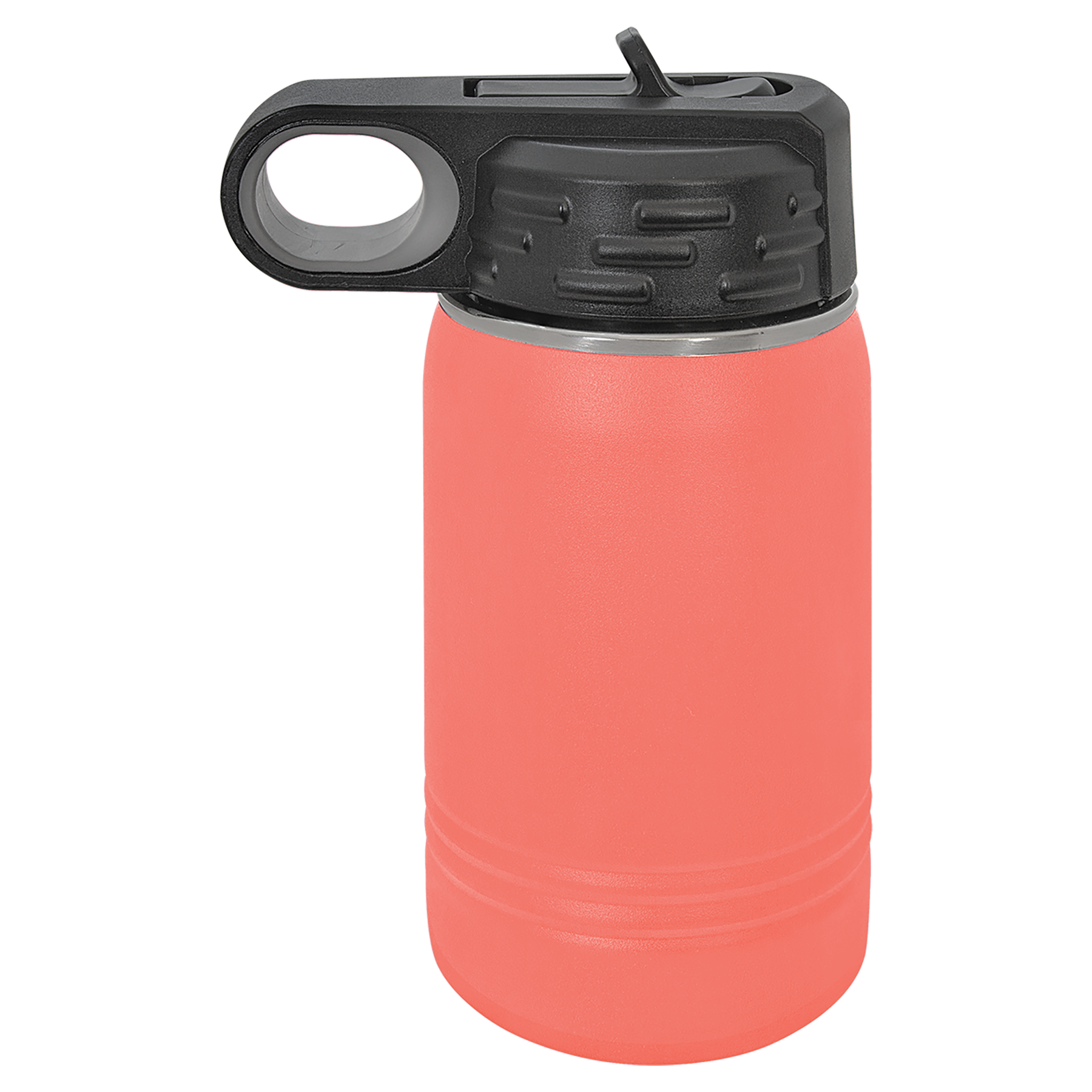 Coral 12 oz. Powder Coated Water Bottle blank-preview