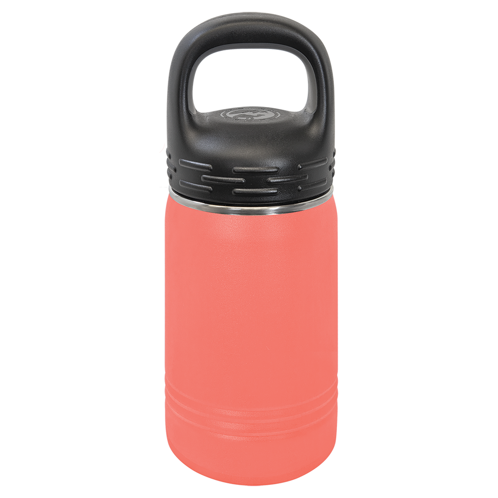 Coral 12 oz. Powder Coated Water Bottle