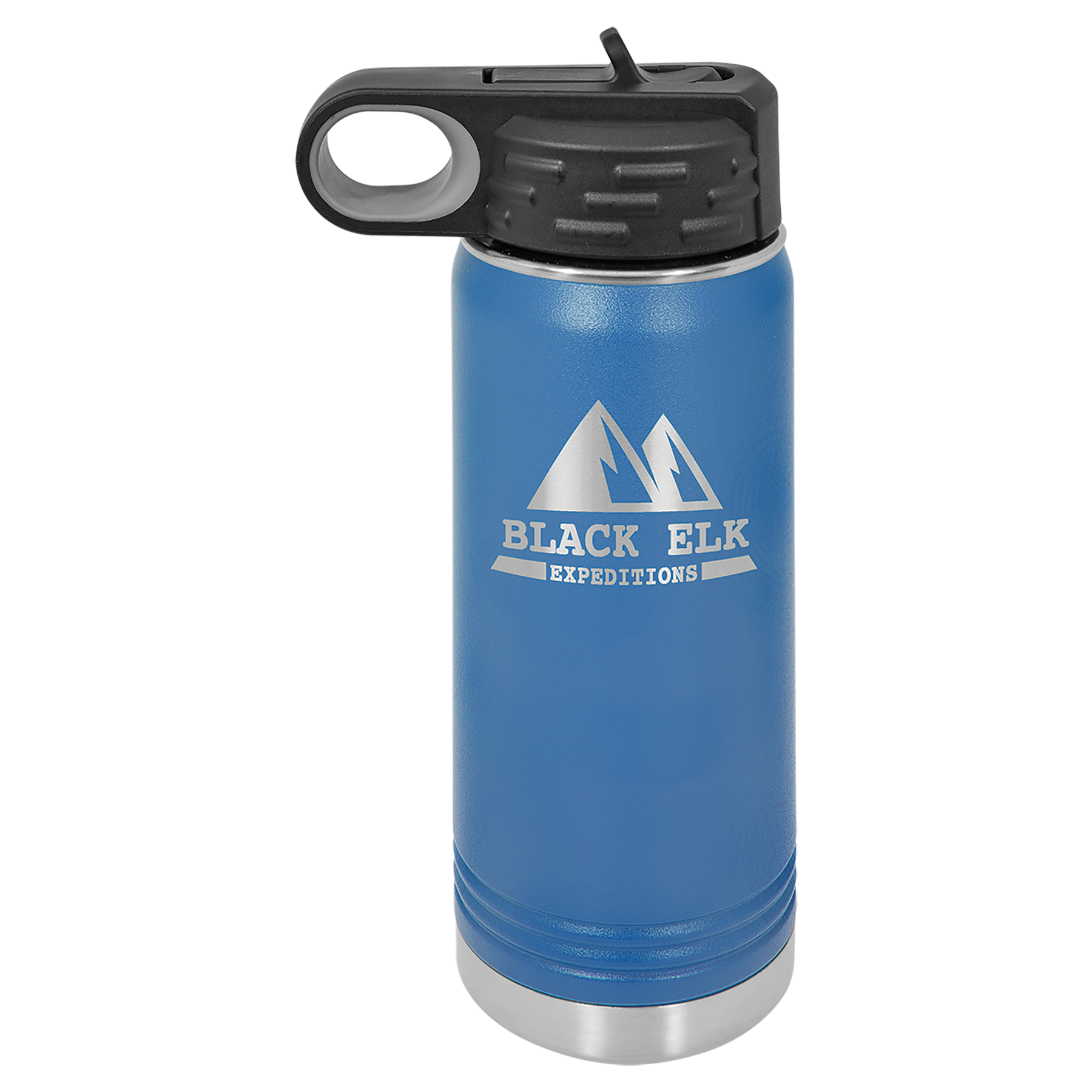 Royal Blue 20 oz. Powder Coated Water Bottle