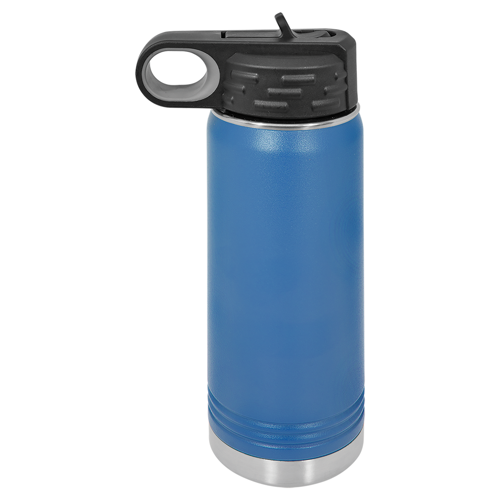 Royal Blue 20 oz. Powder Coated Water Bottle blank-preview