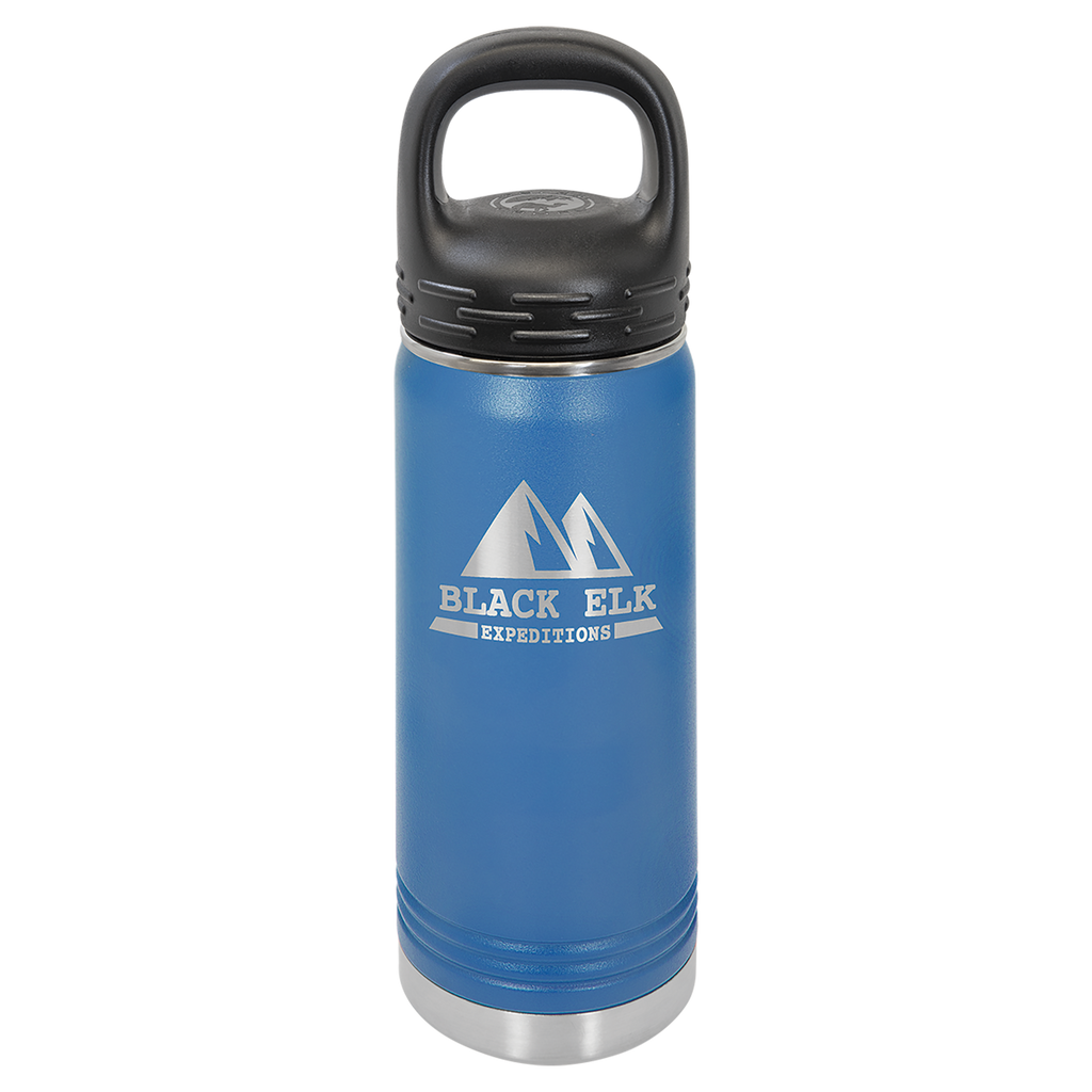 Royal Blue 20 oz. Powder Coated Water Bottle