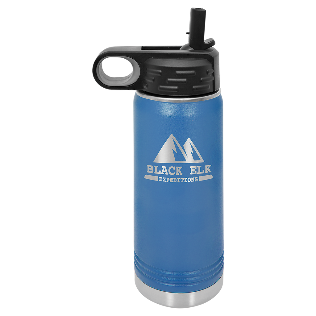 Royal Blue 20 oz. Powder Coated Water Bottle