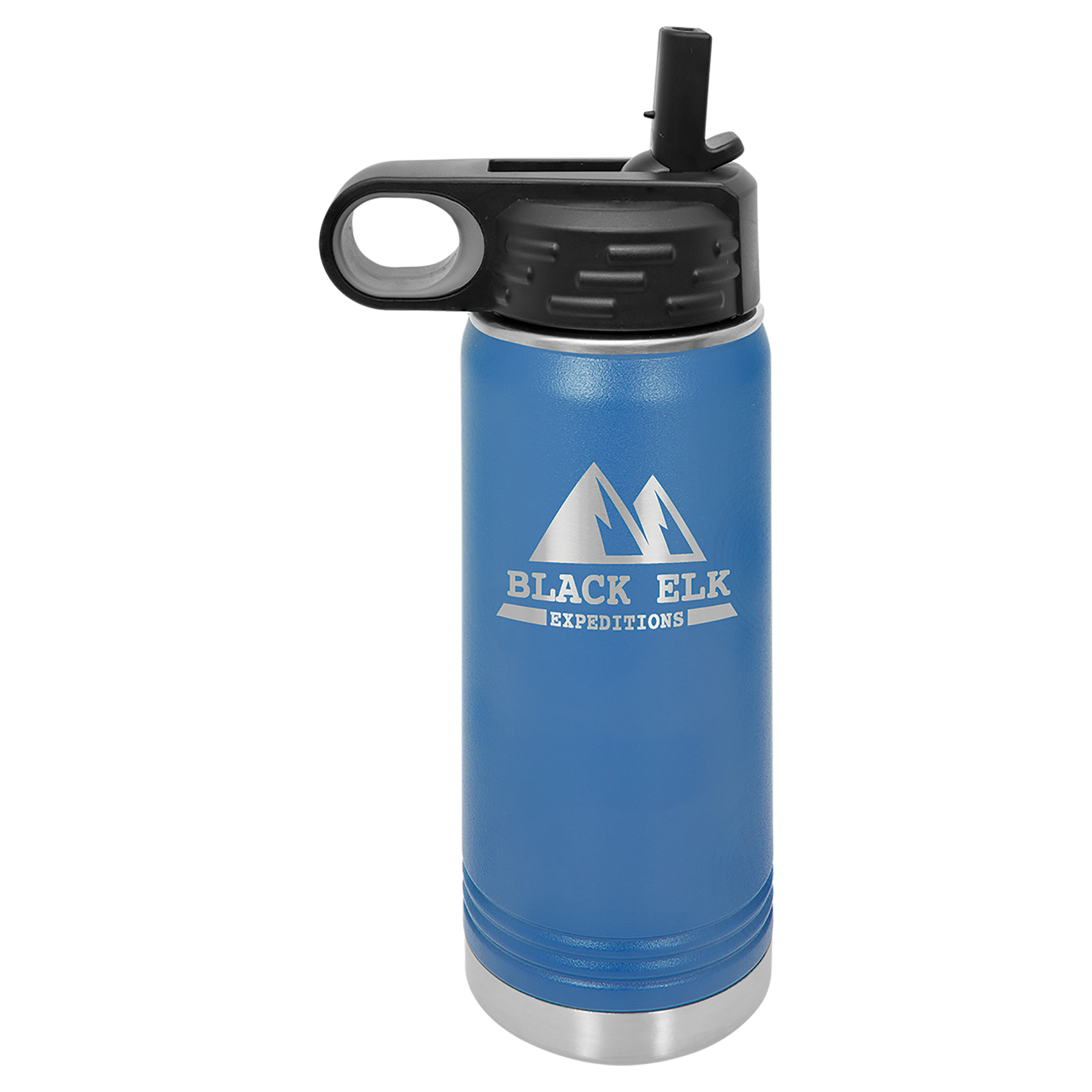Royal Blue 20 oz. Powder Coated Water Bottle