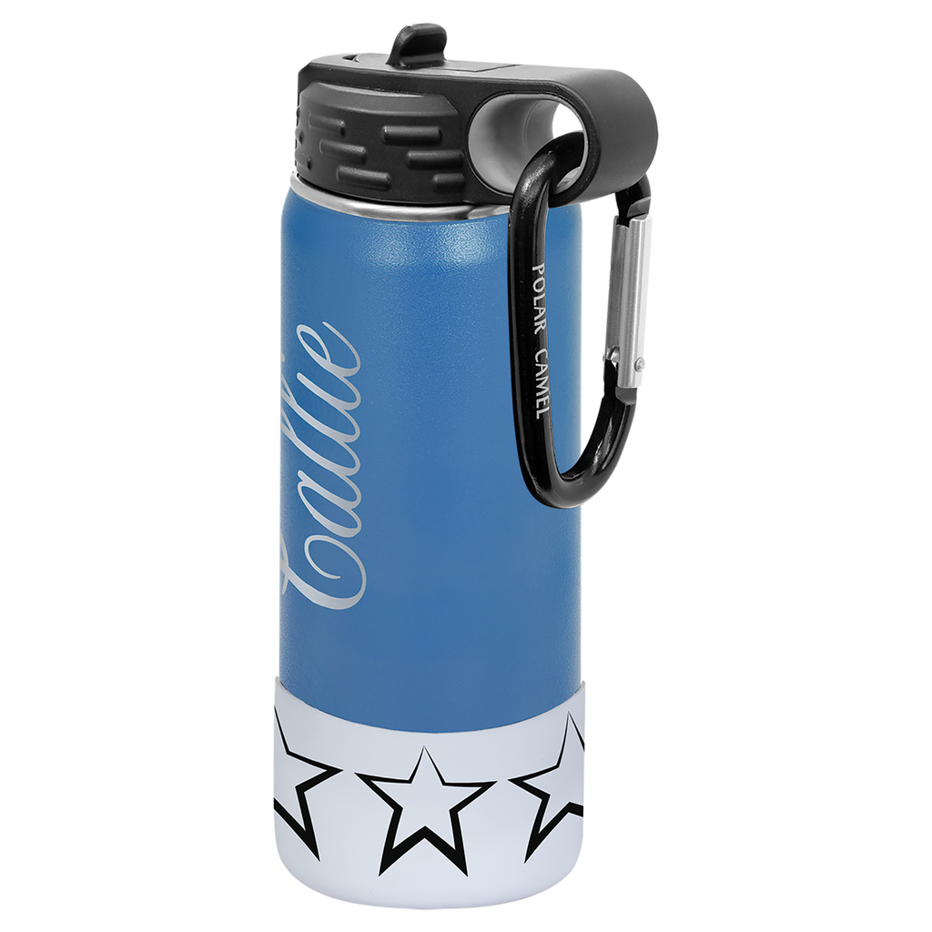 Royal Blue 20 oz. Powder Coated Water Bottle