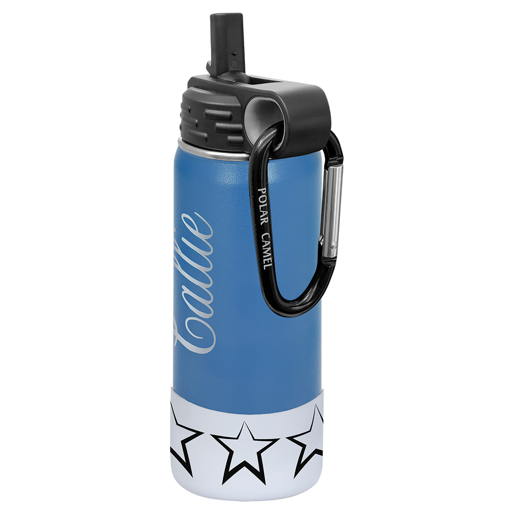 Royal Blue 20 oz. Powder Coated Water Bottle