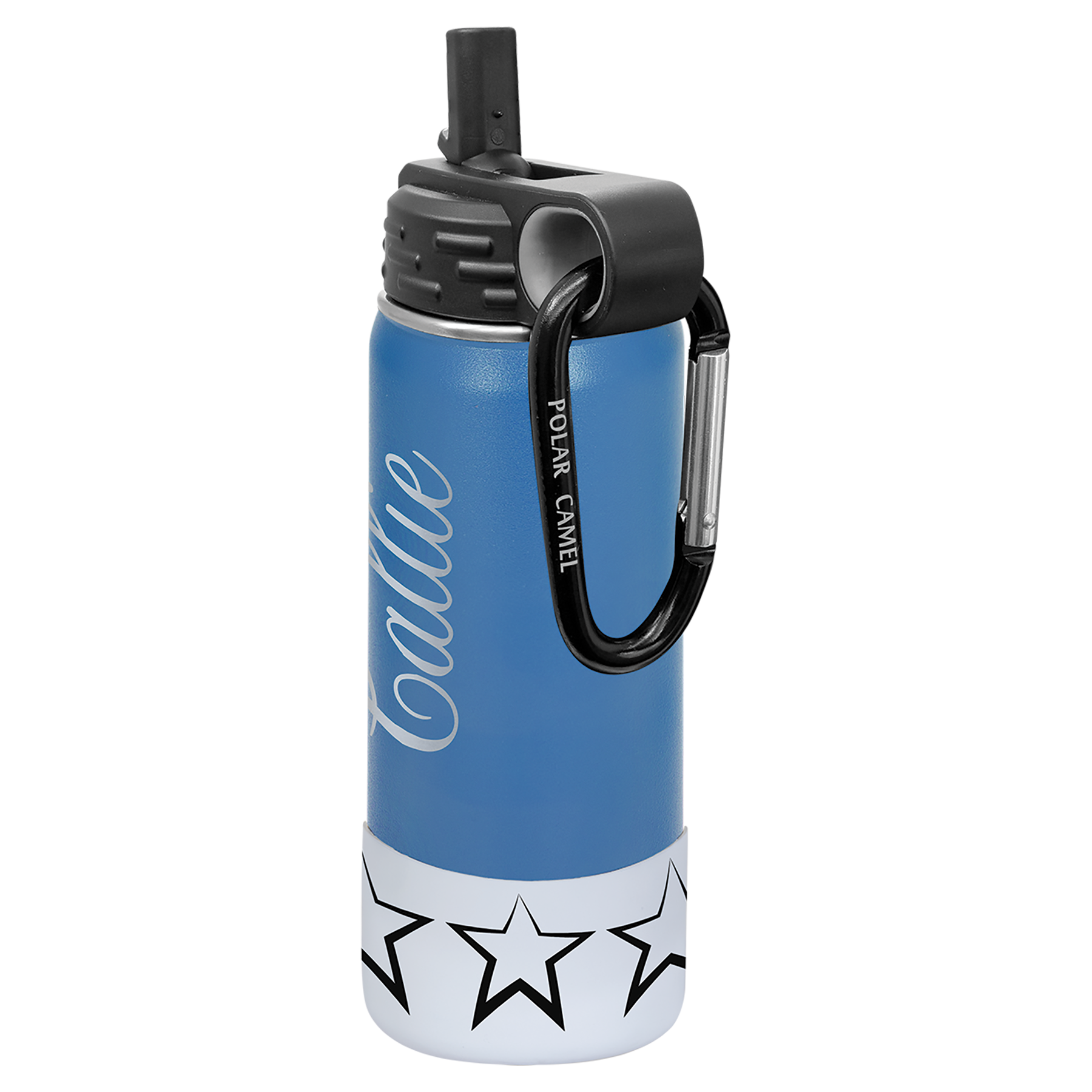 Royal Blue 20 oz. Powder Coated Water Bottle