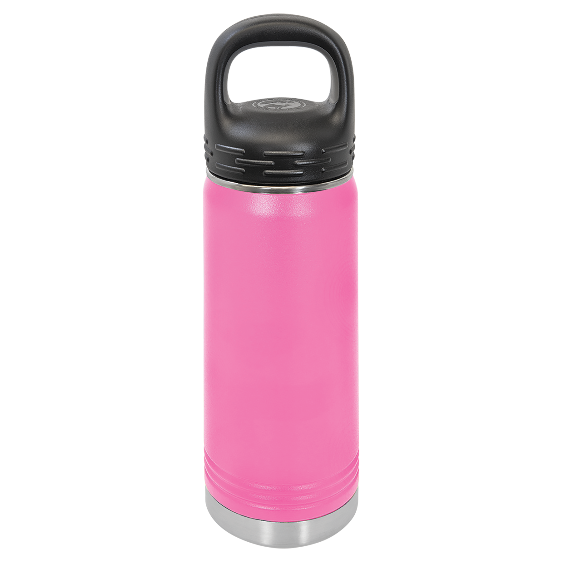 Pink 20 oz. Powder Coated Water Bottle