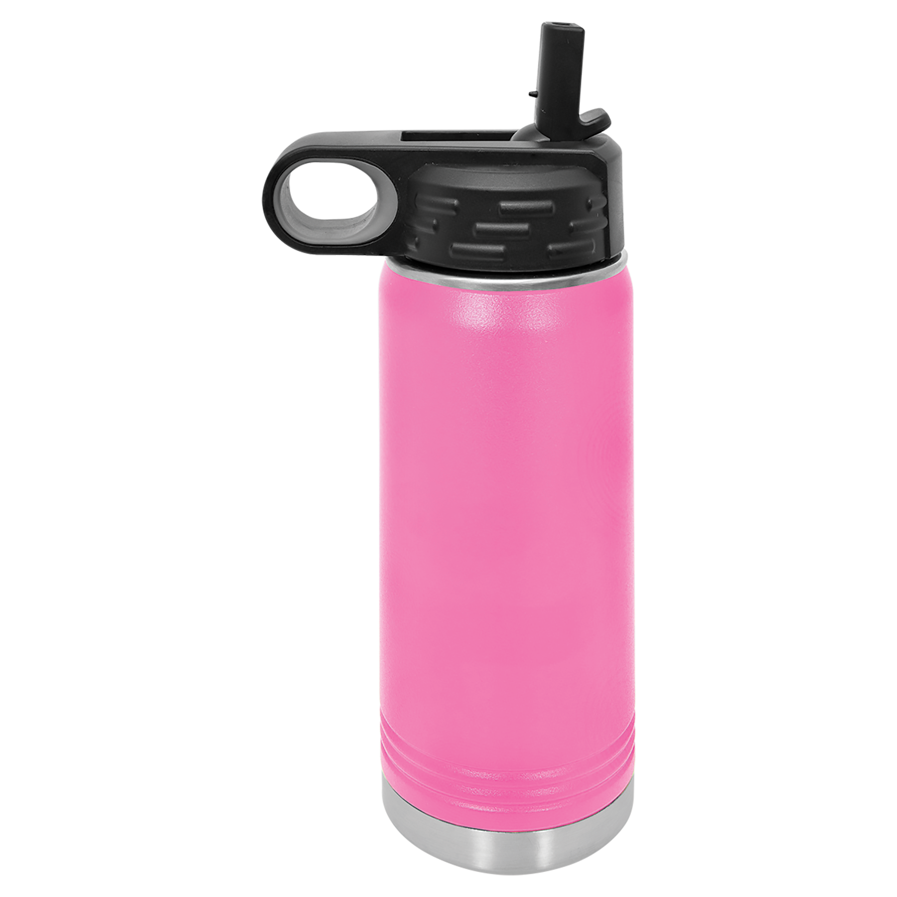 Pink 20 oz. Powder Coated Water Bottle