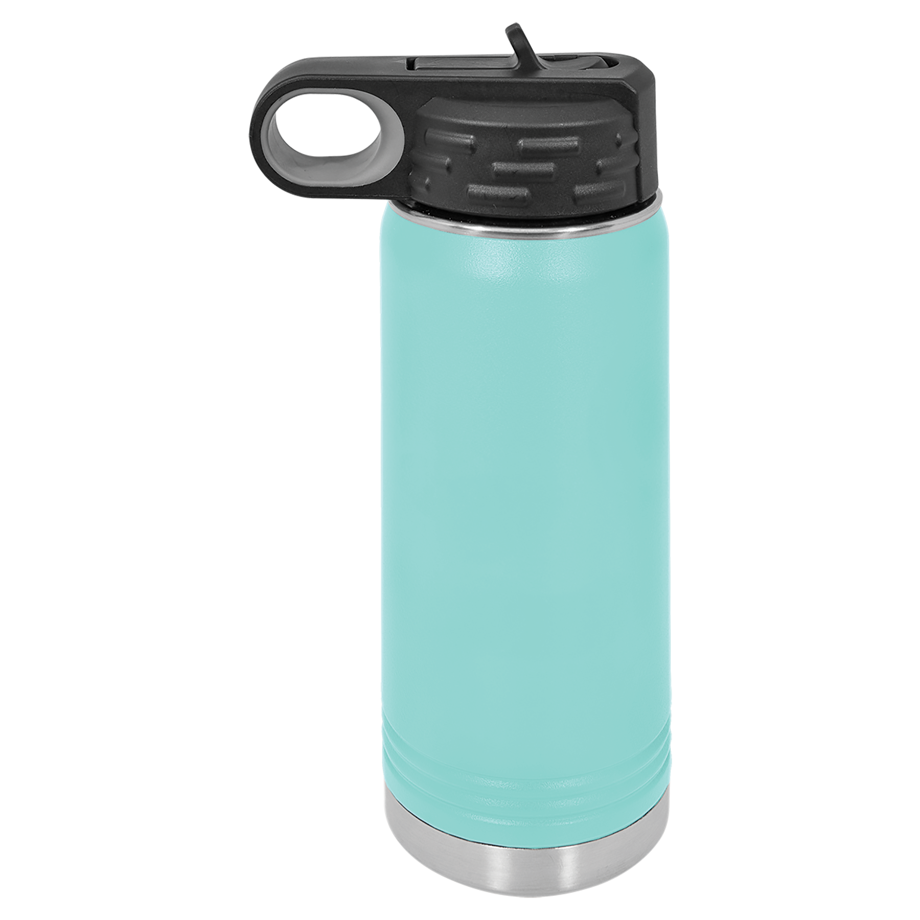 Teal 20 oz. Powder Coated Water Bottle blank-preview