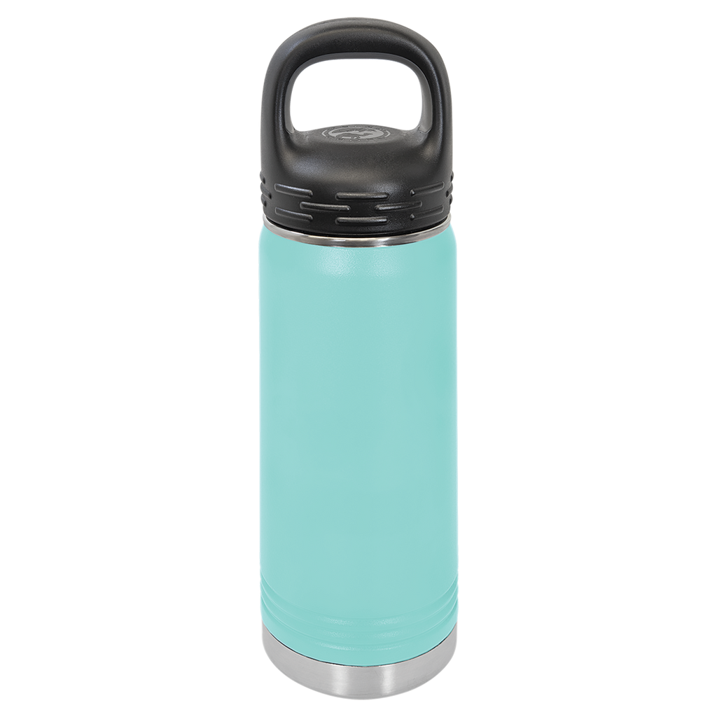 Teal 20 oz. Powder Coated Water Bottle