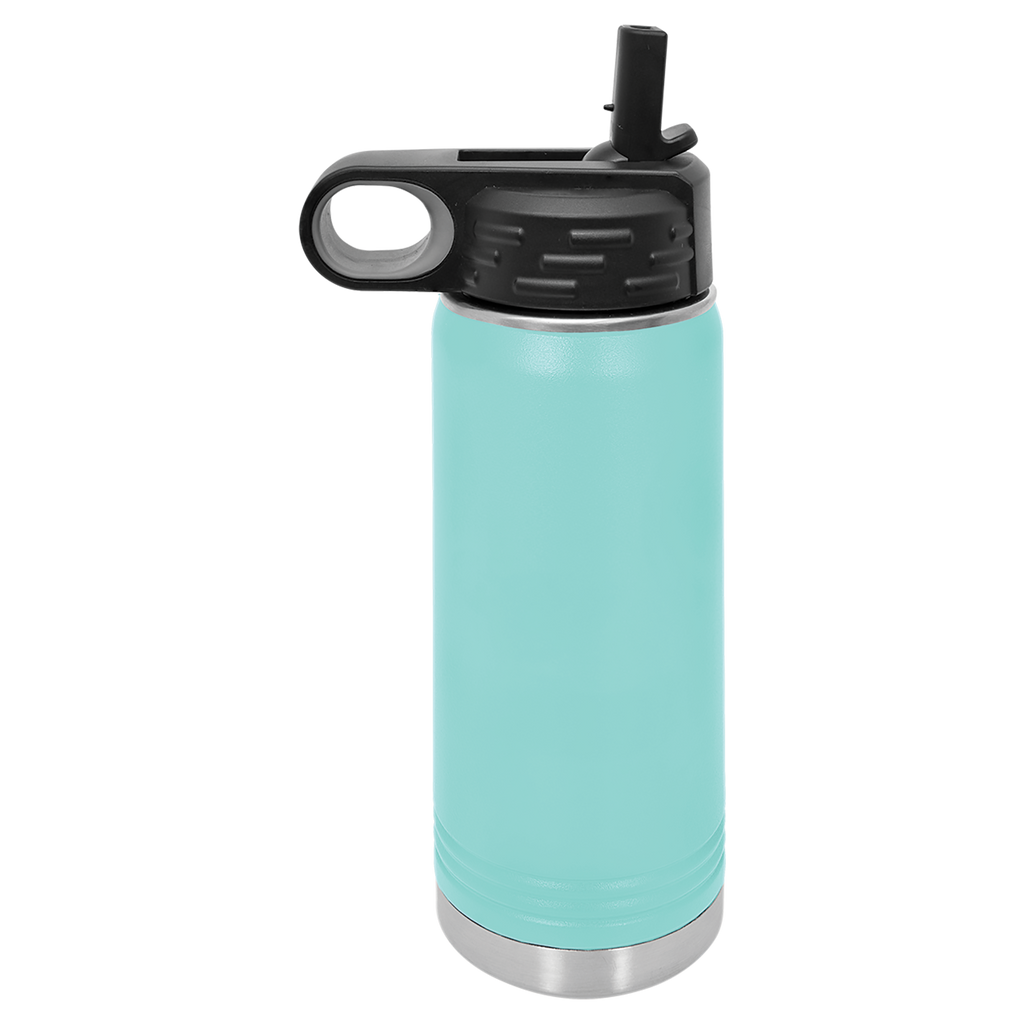 Teal 20 oz. Powder Coated Water Bottle