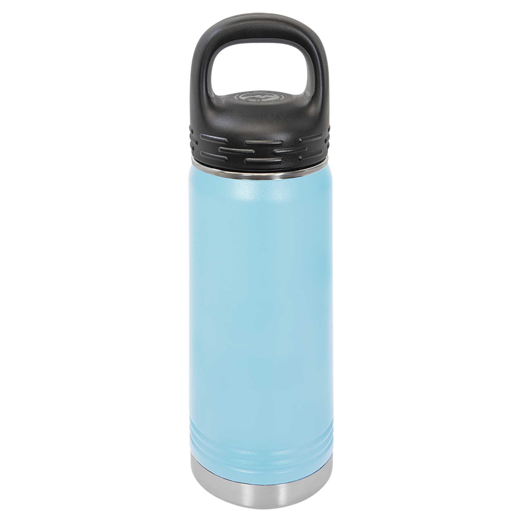 Light Blue 20 oz. Powder Coated Water Bottle