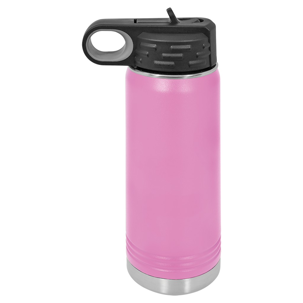 Light Purple 20 oz. Powder Coated Water Bottle blank-preview