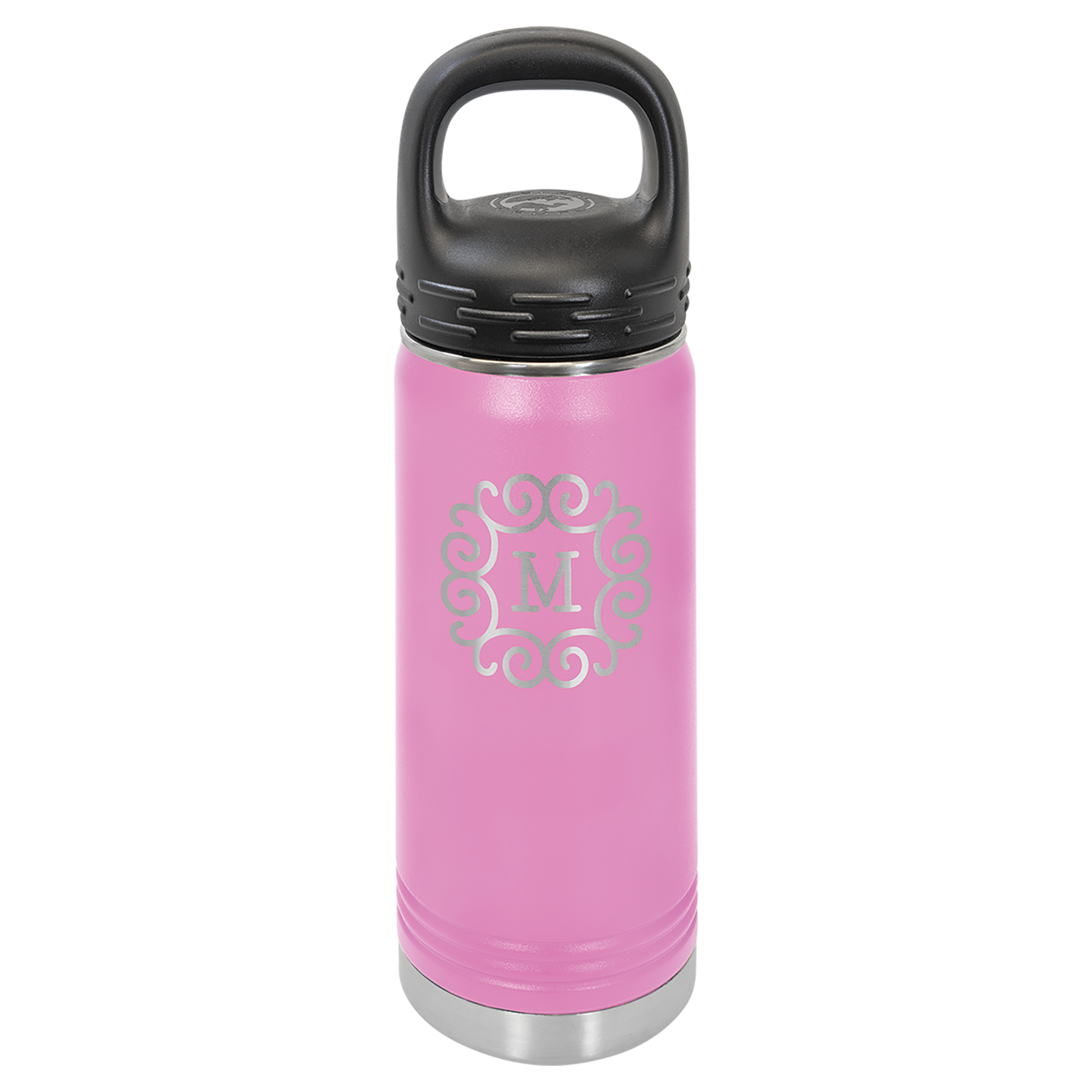 Light Purple 20 oz. Powder Coated Water Bottle