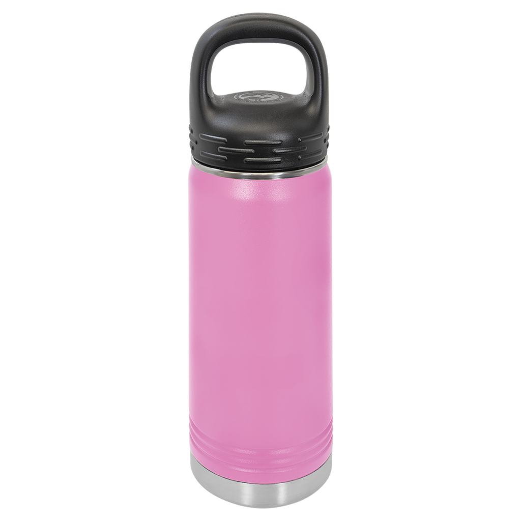 Light Purple 20 oz. Powder Coated Water Bottle