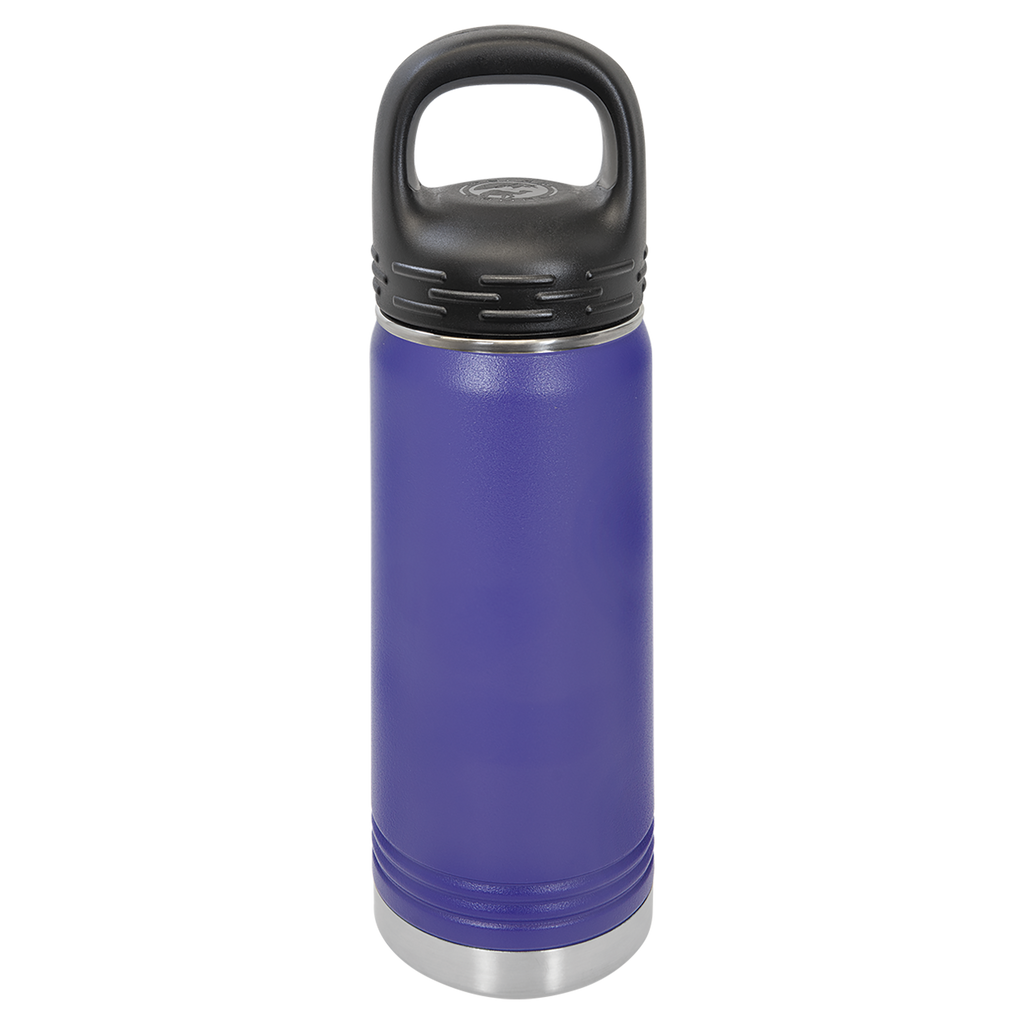 Purple 20 oz. Powder Coated Water Bottle