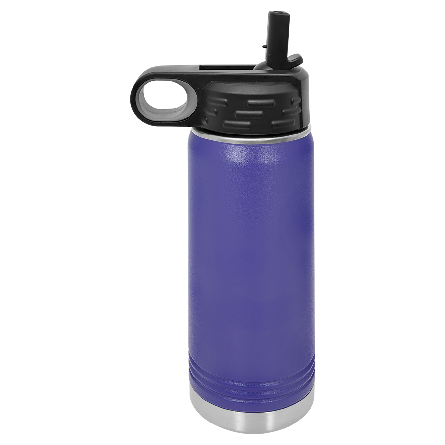 Purple 20 oz. Powder Coated Water Bottle