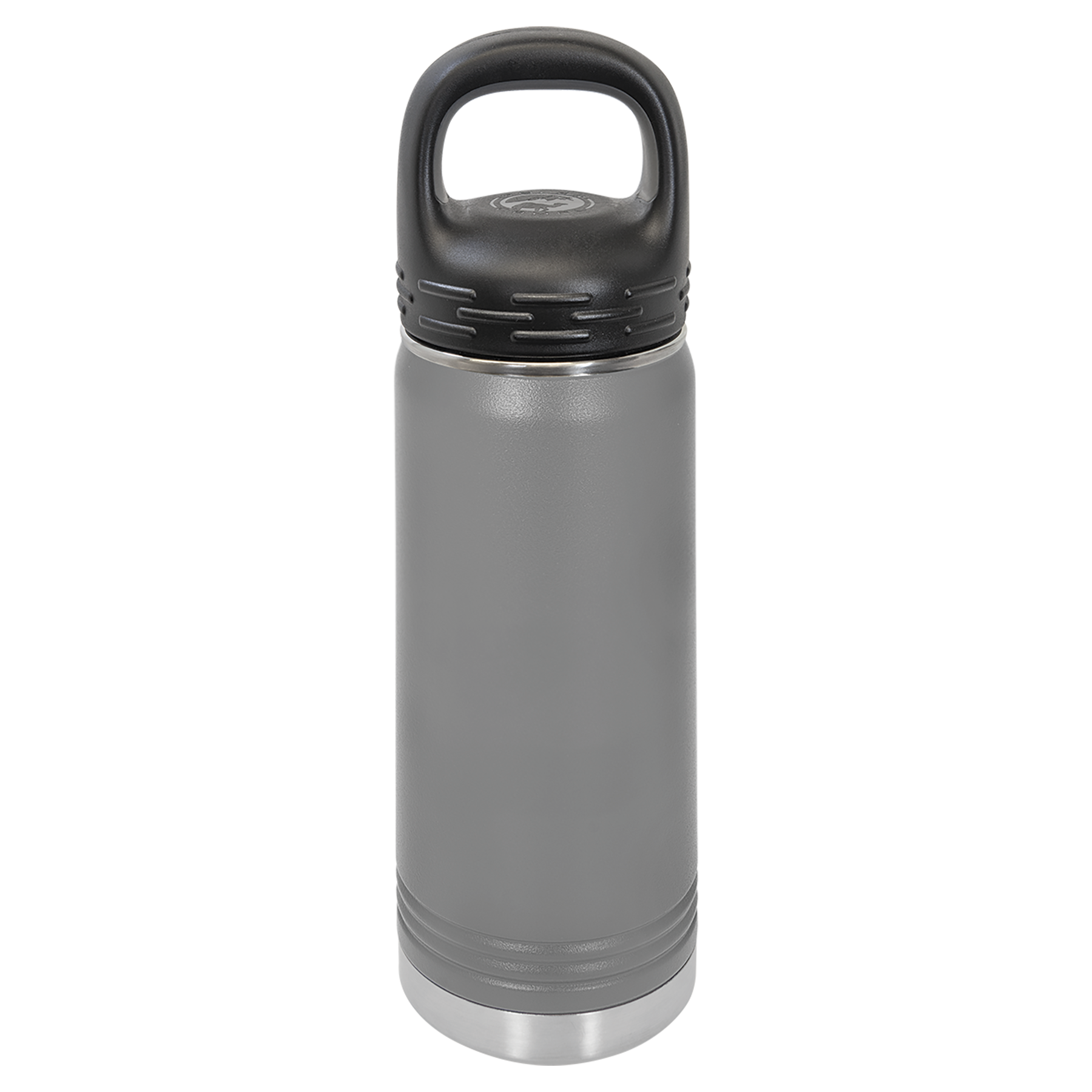 Dark Gray 20 oz. Powder Coated Water Bottle