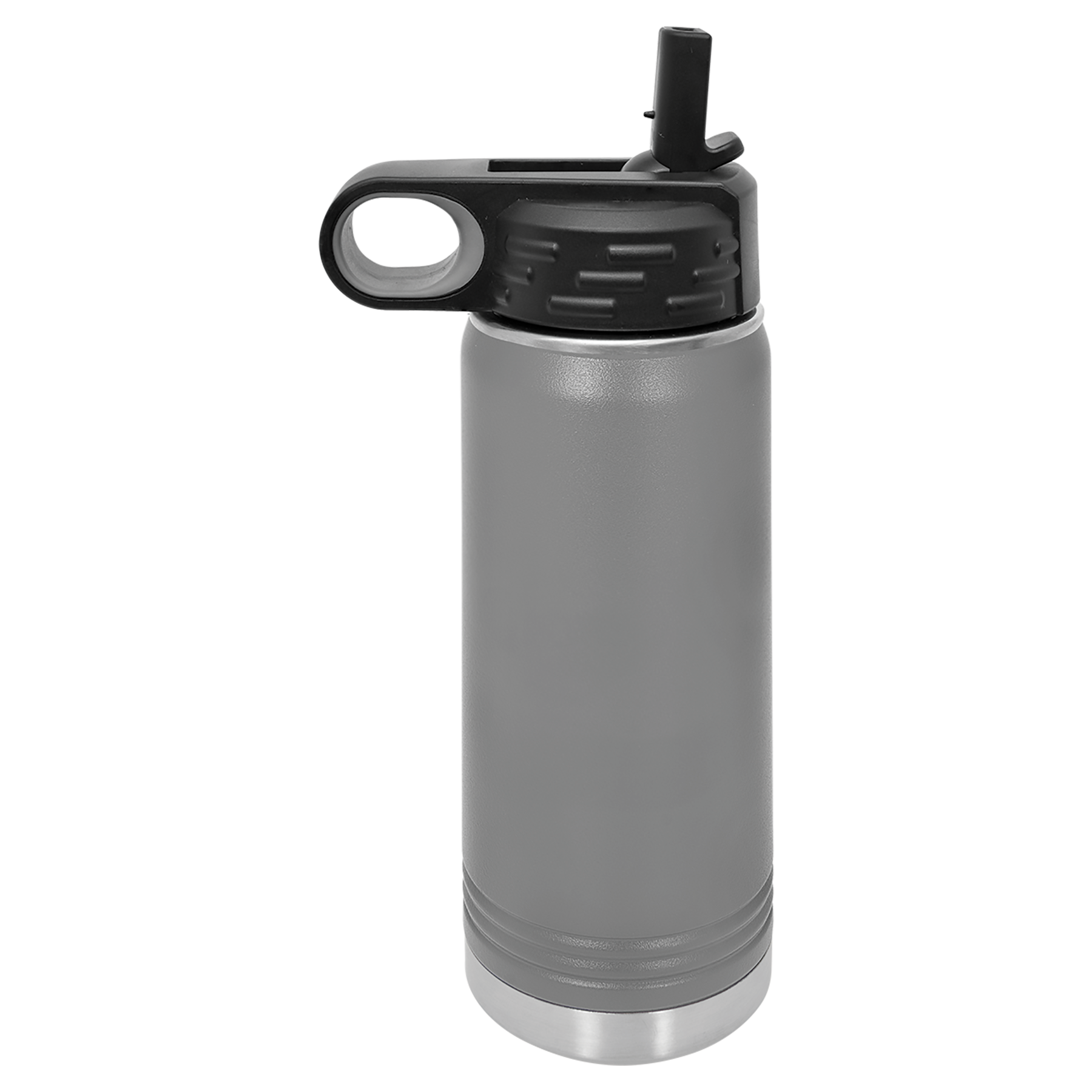 Dark Gray 20 oz. Powder Coated Water Bottle