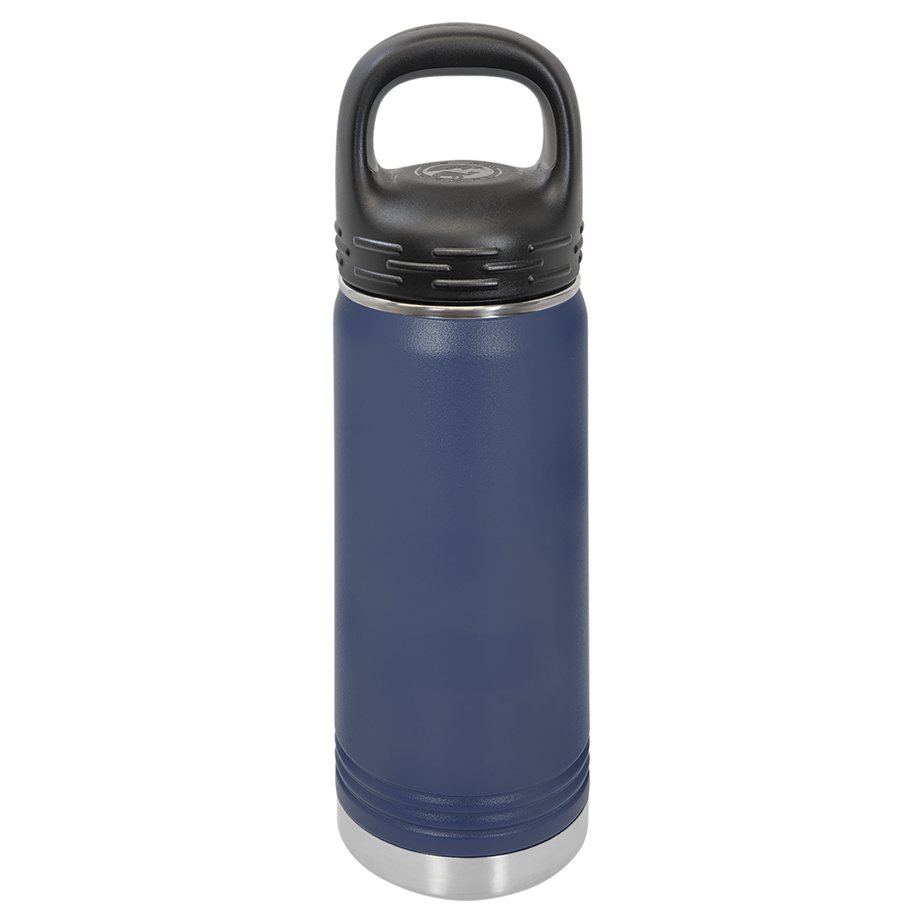 Navy Blue 20 oz. Powder Coated Water Bottle