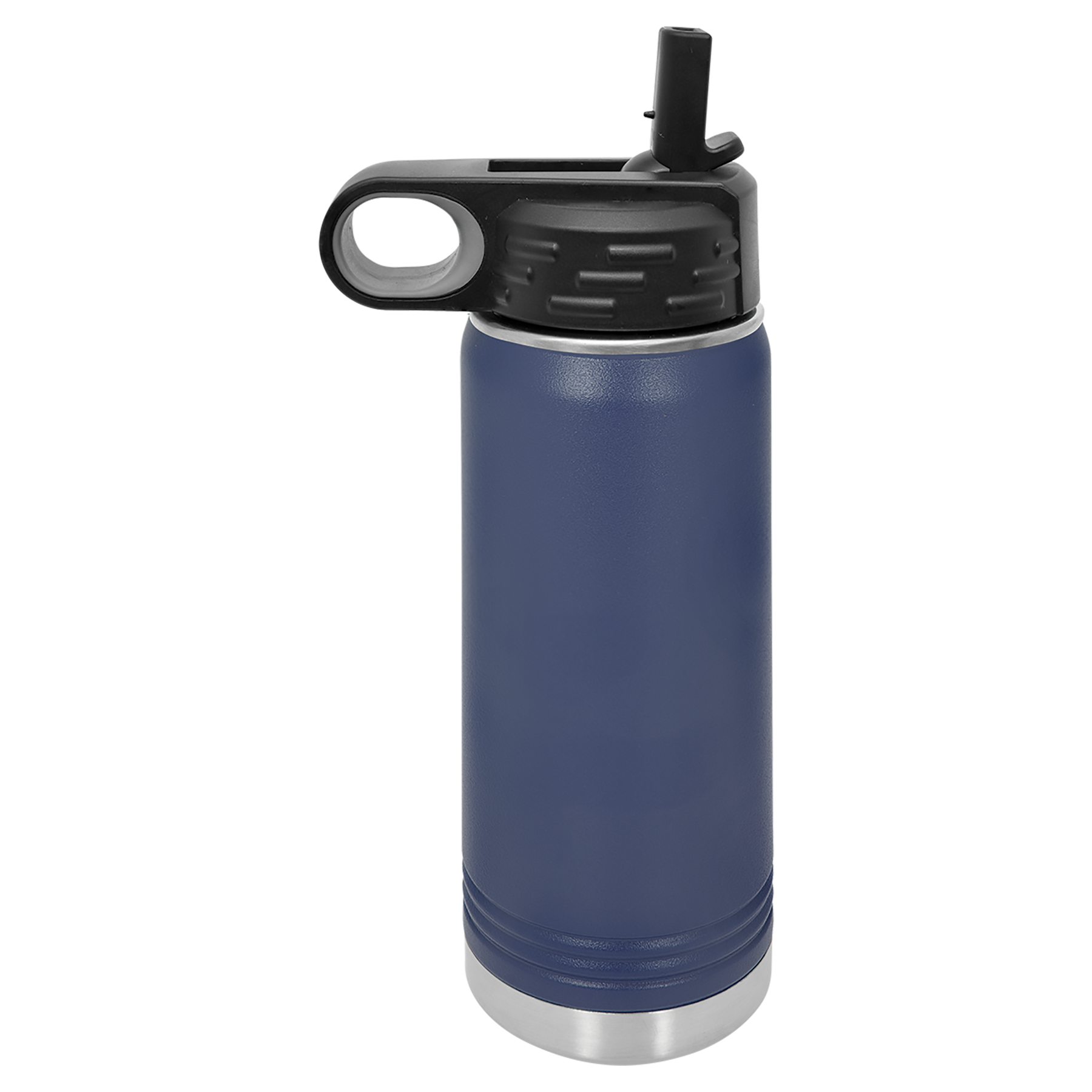 Navy Blue 20 oz. Powder Coated Water Bottle