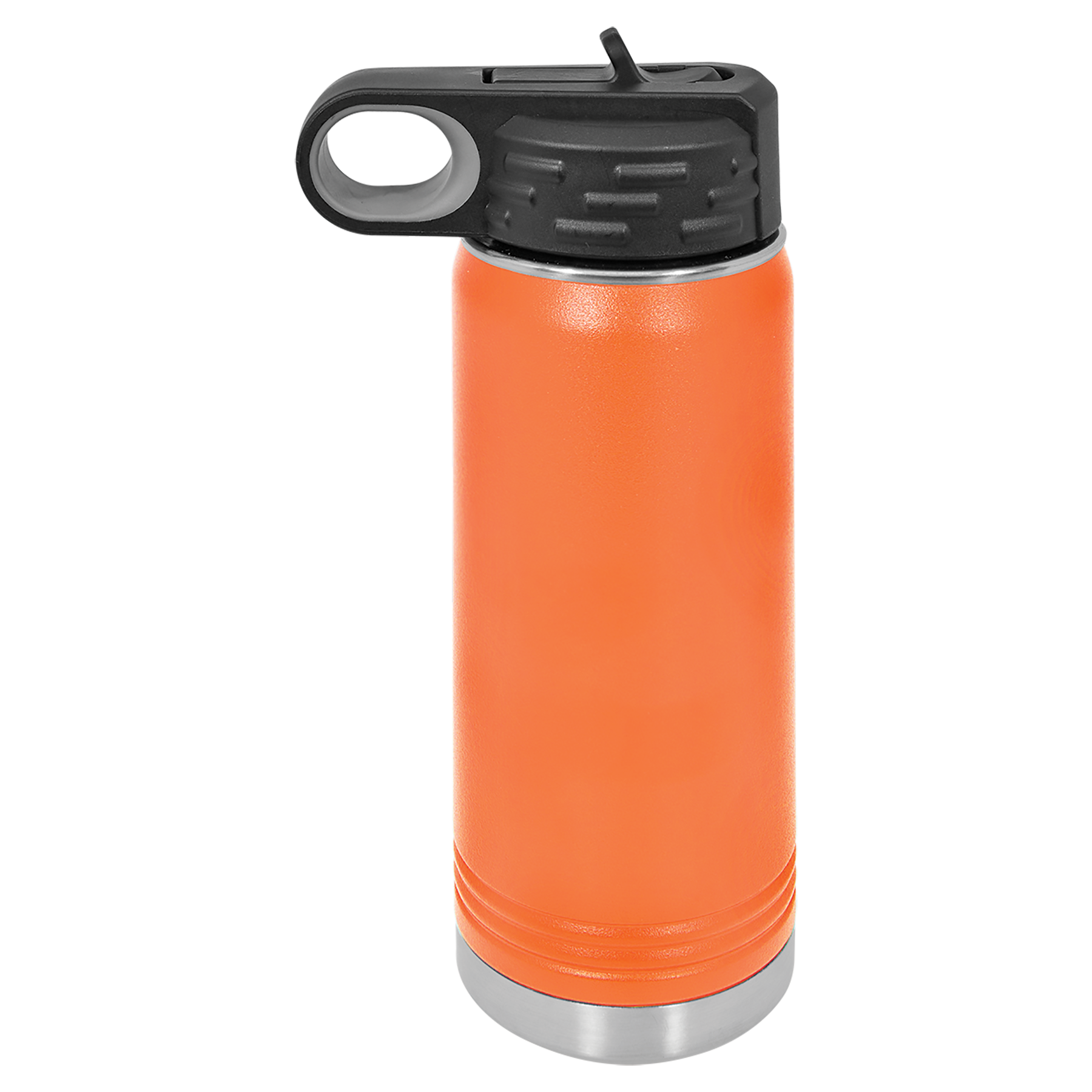 Orange 20 oz. Powder Coated Water Bottle blank-preview