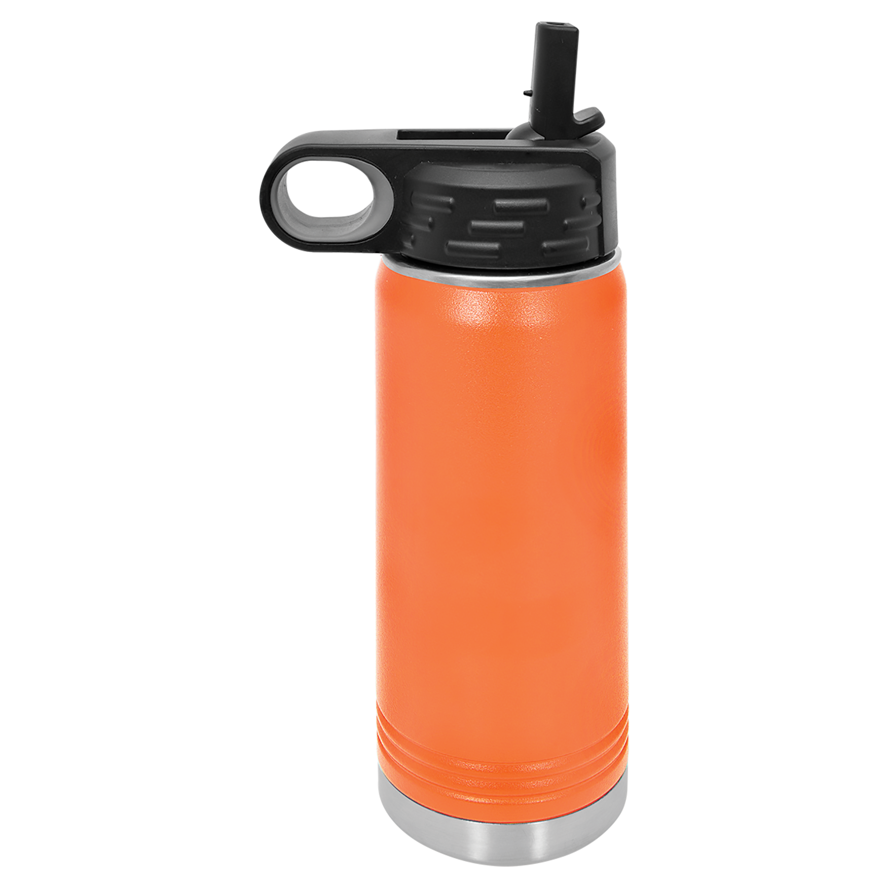 Orange 20 oz. Powder Coated Water Bottle