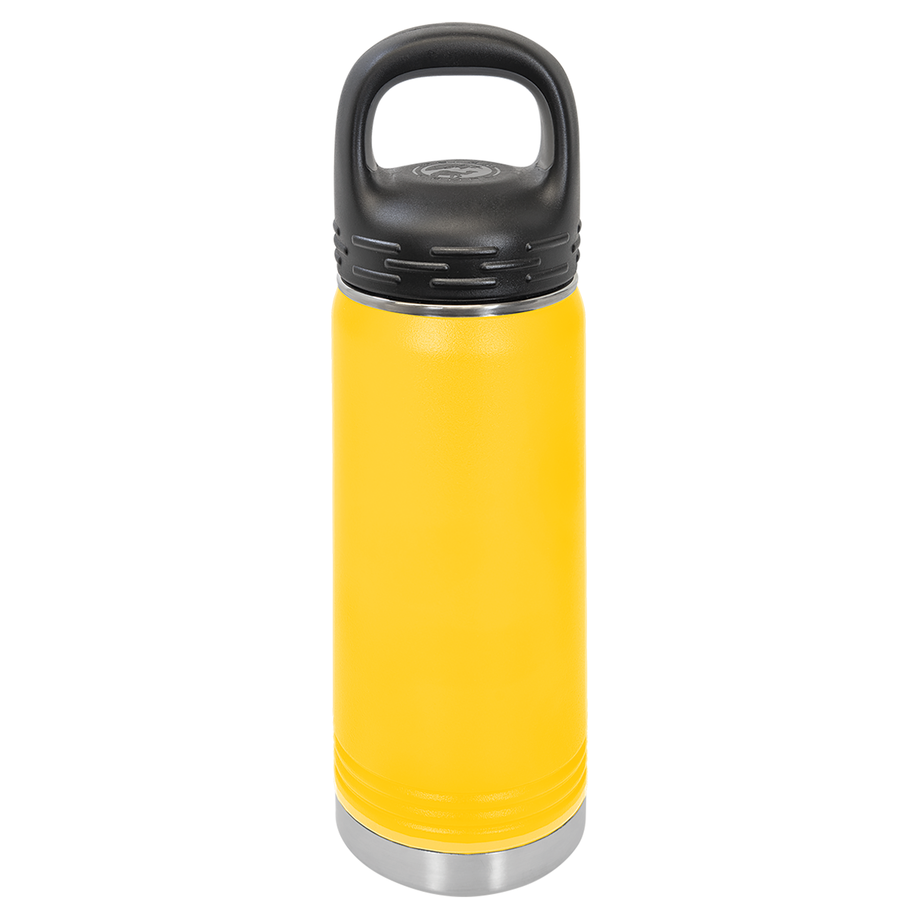 Yellow 20 oz. Powder Coated Water Bottle