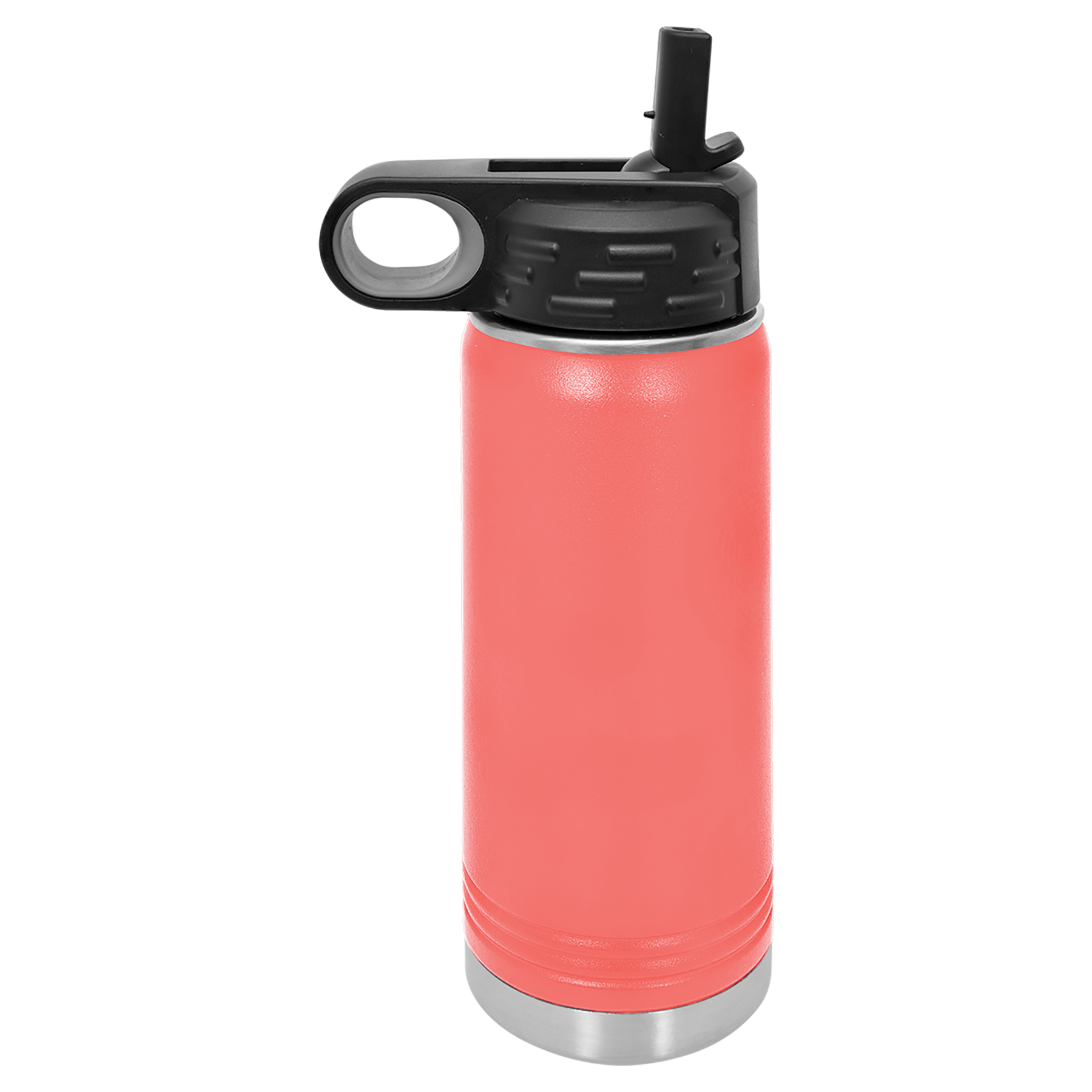 Coral 20 oz. Powder Coated Water Bottle