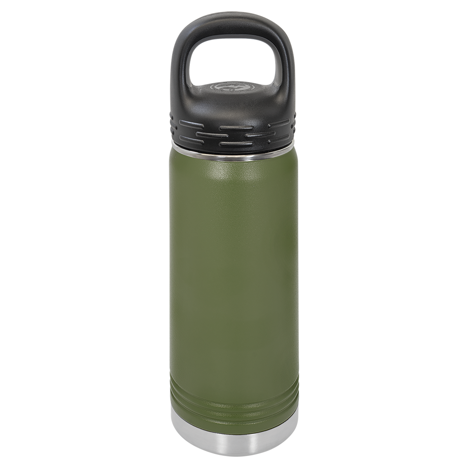 Olive Green 20 oz. Powder Coated Water Bottle