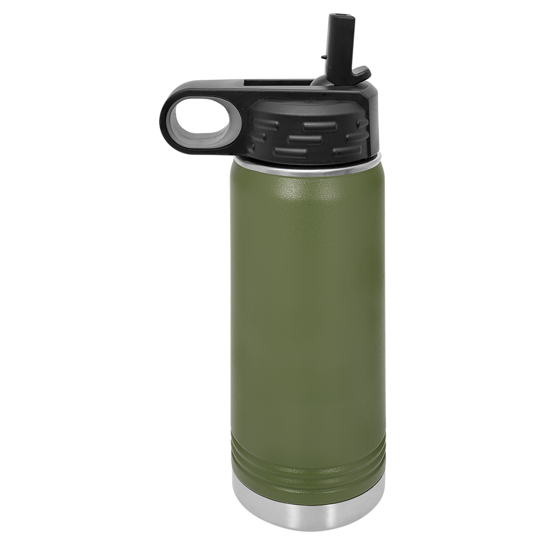 Olive Green 20 oz. Powder Coated Water Bottle