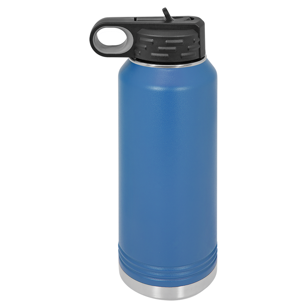 Royal Blue 32 oz. Powder Coated Water Bottle
