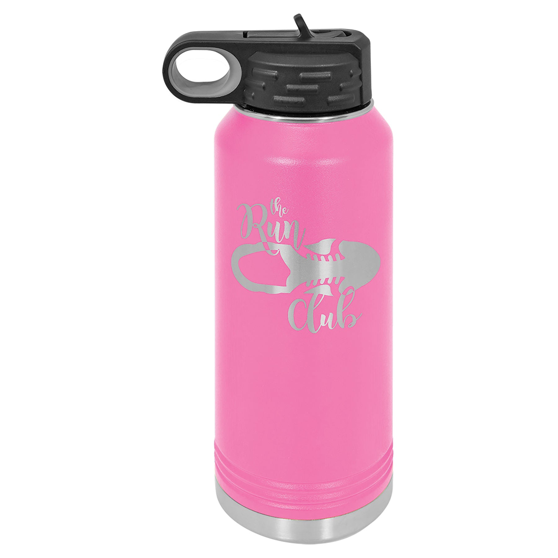 Pink 32 oz. Powder Coated Water Bottle