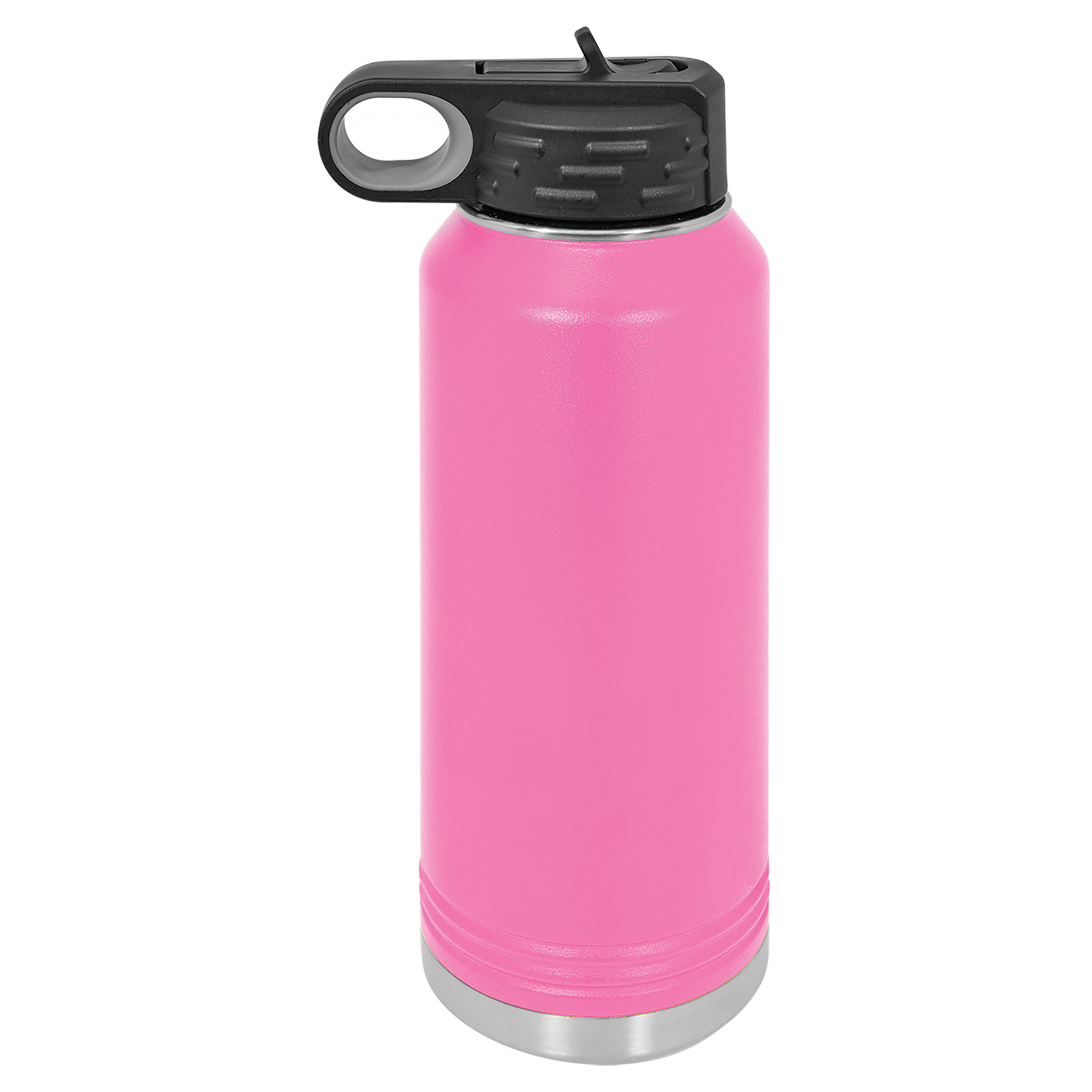 Pink 32 oz. Powder Coated Water Bottle