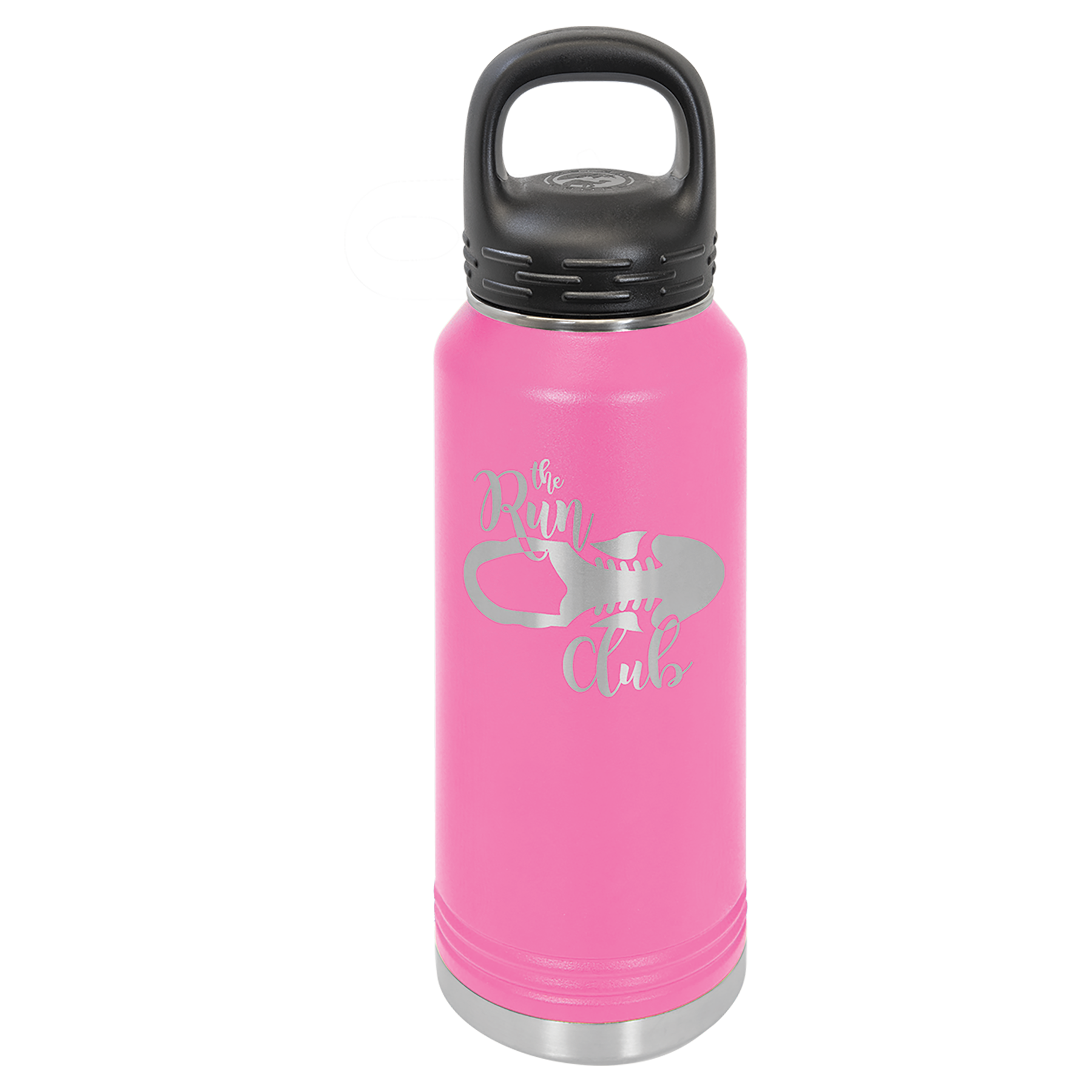Pink 32 oz. Powder Coated Water Bottle