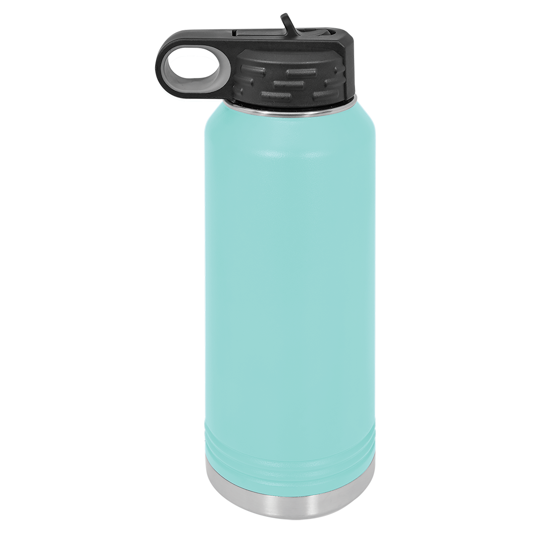 Teal 32 oz. Powder Coated Water Bottle blank-preview