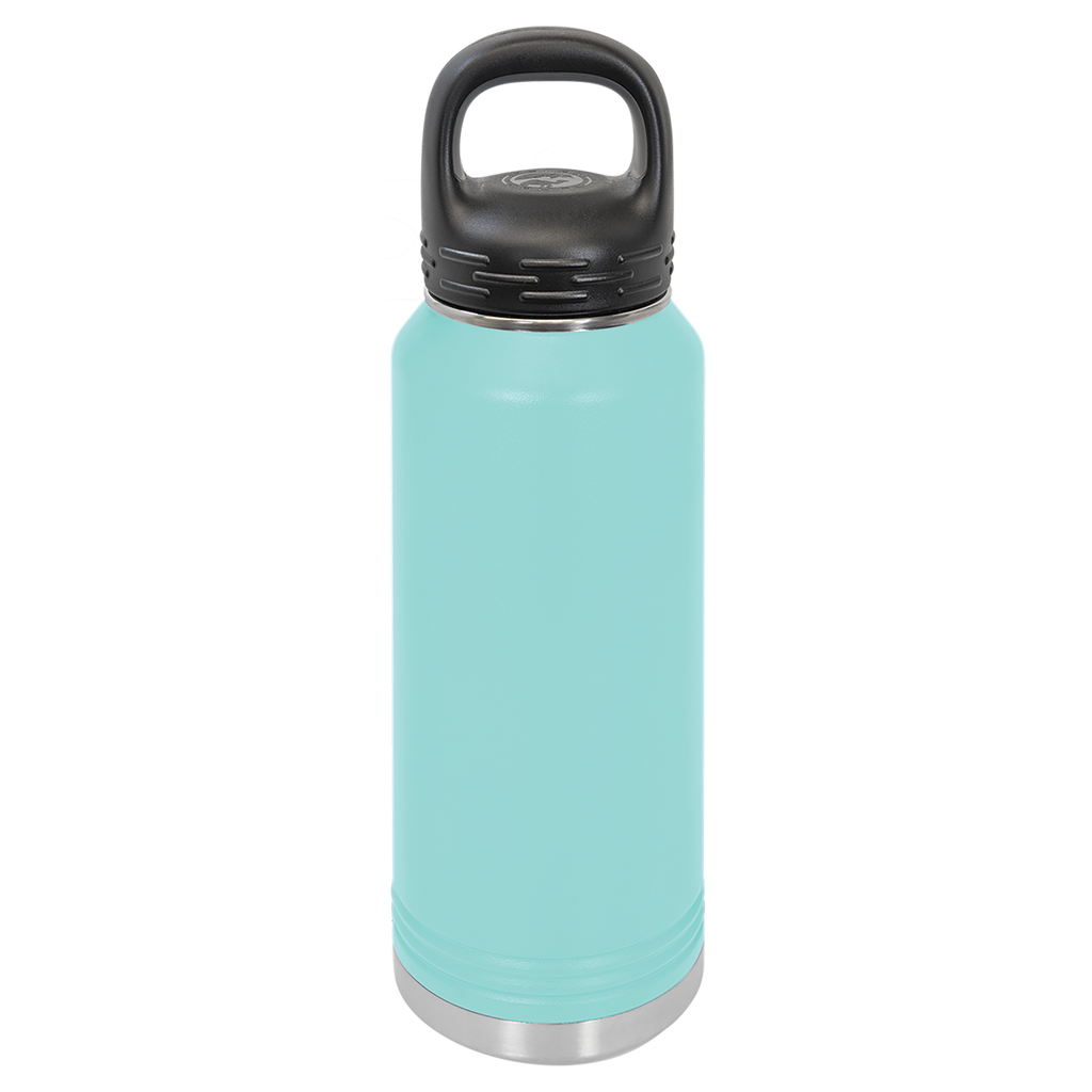 Teal 32 oz. Powder Coated Water Bottle