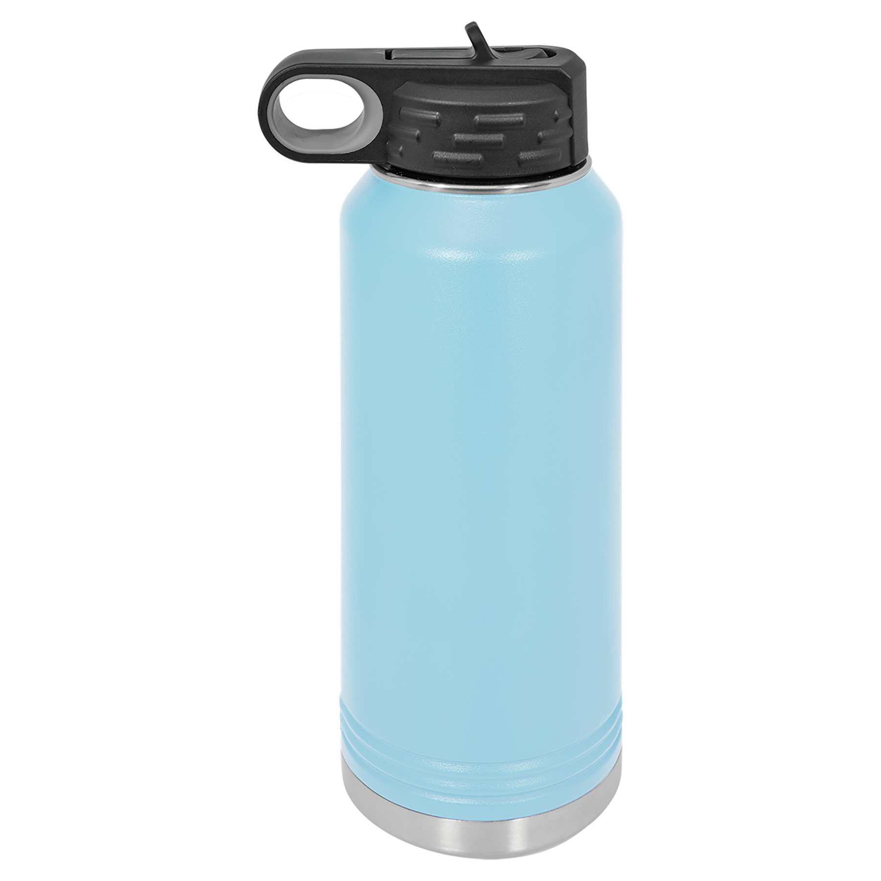 Light Blue 32 oz. Powder Coated Water Bottle blank-preview