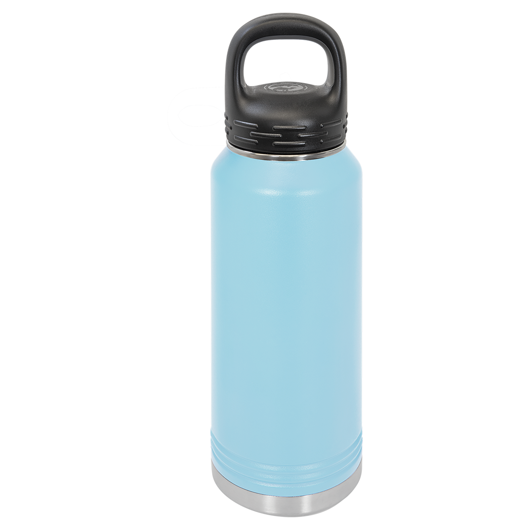 Light Blue 32 oz. Powder Coated Water Bottle
